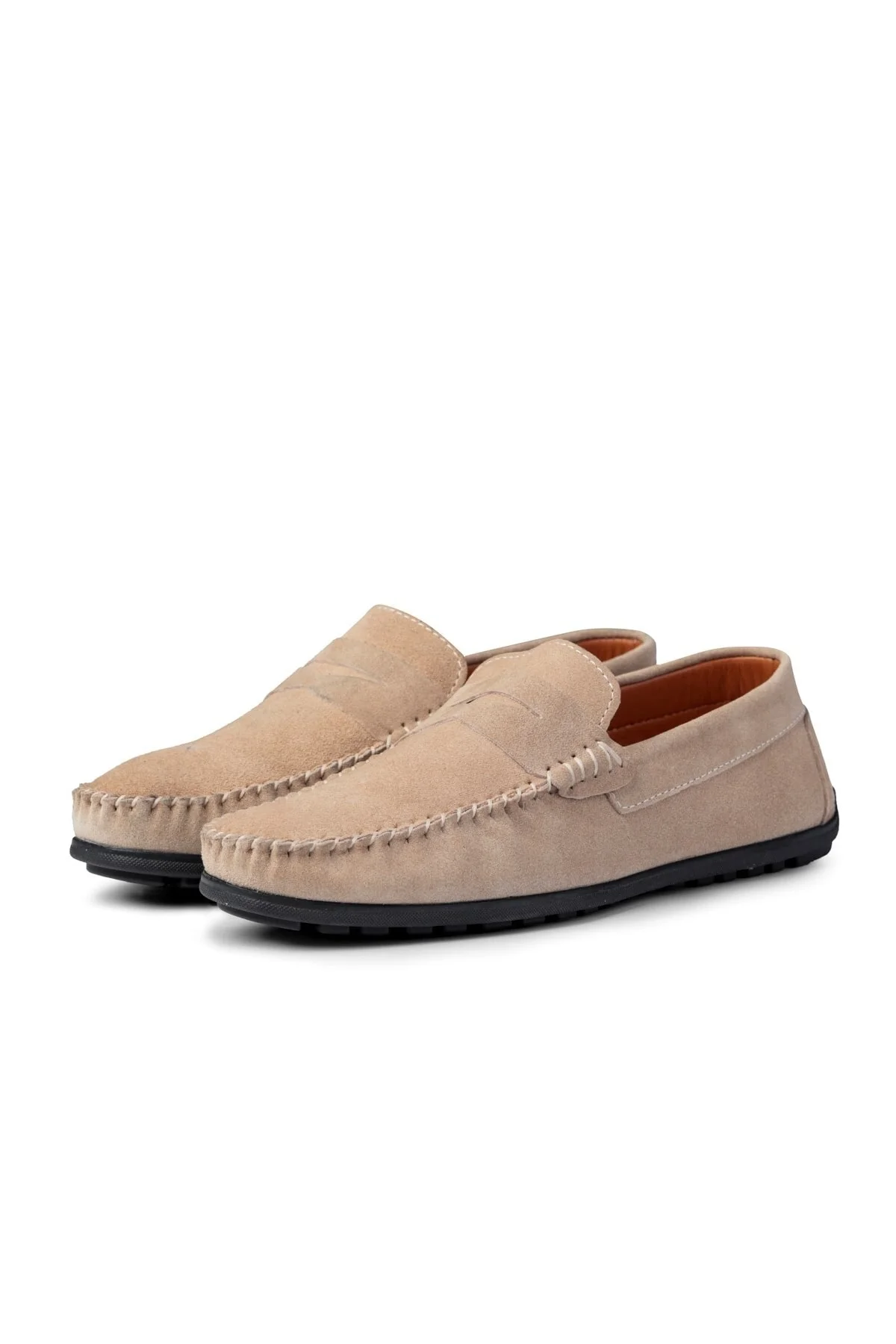 Naran Hakiki Deri Erkek Günlük Ayakkabı, Loafer Ayakkabı, Hafif Ayakkabı, Süet Ayakkabı - Ducavelli Görsel 2