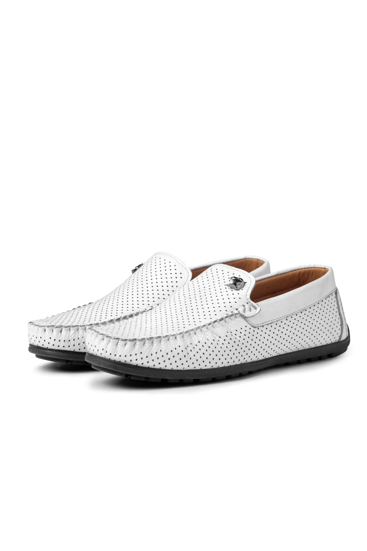 Fruga Hakiki Deri Erkek Günlük Ayakkabı, Loafer Ayakkabı, Hafif Ayakkabı, Deri Loafer Ayakkabı - Ducavelli Görsel 2