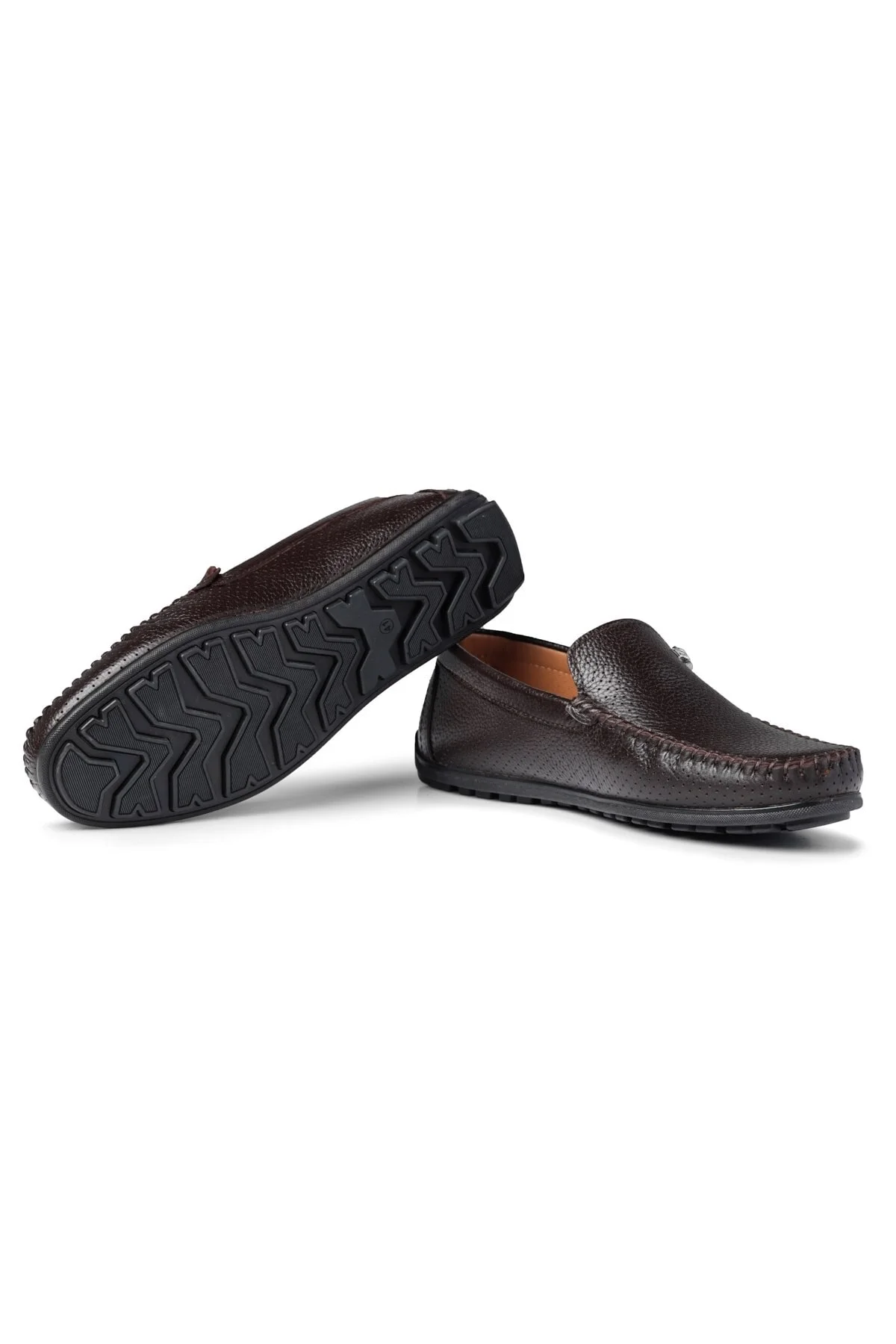 Fruga Hakiki Deri Erkek Günlük Ayakkabı, Loafer Ayakkabı, Hafif Ayakkabı, Deri Loafer Ayakkabı - Ducavelli Görsel 3