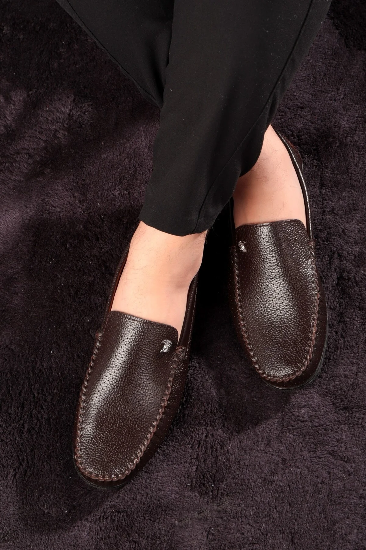 Fruga Hakiki Deri Erkek Günlük Ayakkabı, Loafer Ayakkabı, Hafif Ayakkabı, Deri Loafer Ayakkabı