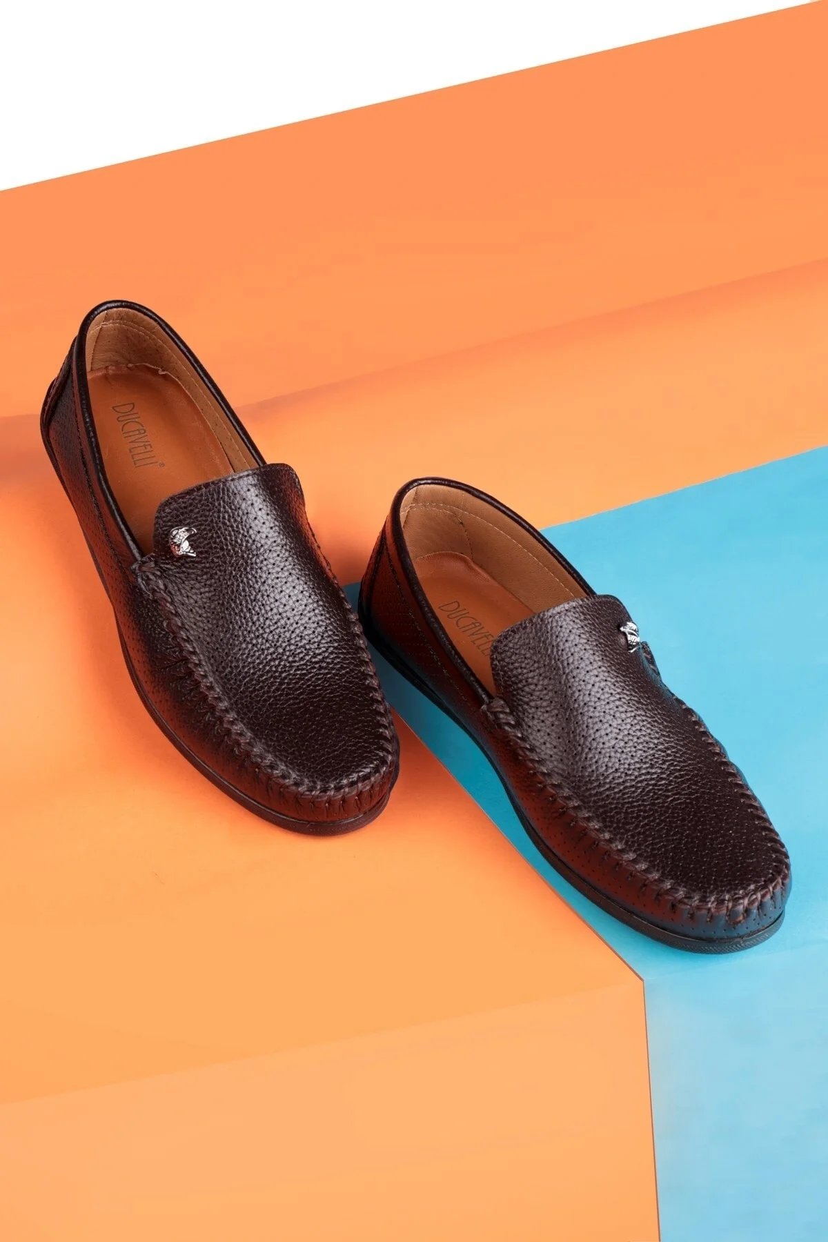 Fruga Hakiki Deri Erkek Günlük Ayakkabı, Loafer Ayakkabı, Hafif Ayakkabı, Deri Loafer Ayakkabı - Ducavelli Görsel 6