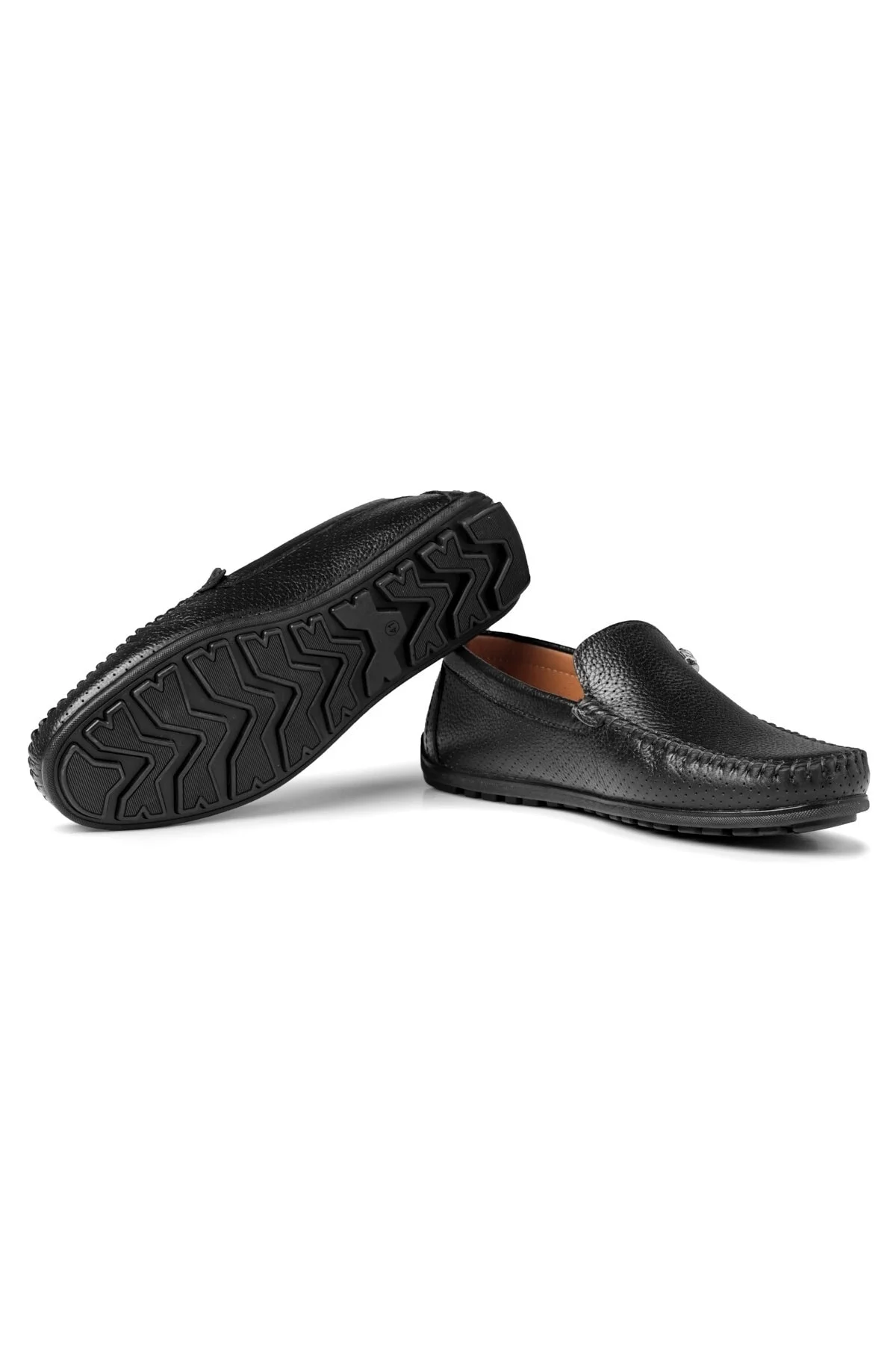 Fruga Hakiki Deri Erkek Günlük Ayakkabı, Loafer Ayakkabı, Hafif Ayakkabı, Deri Loafer Ayakkabı - Ducavelli Görsel 3