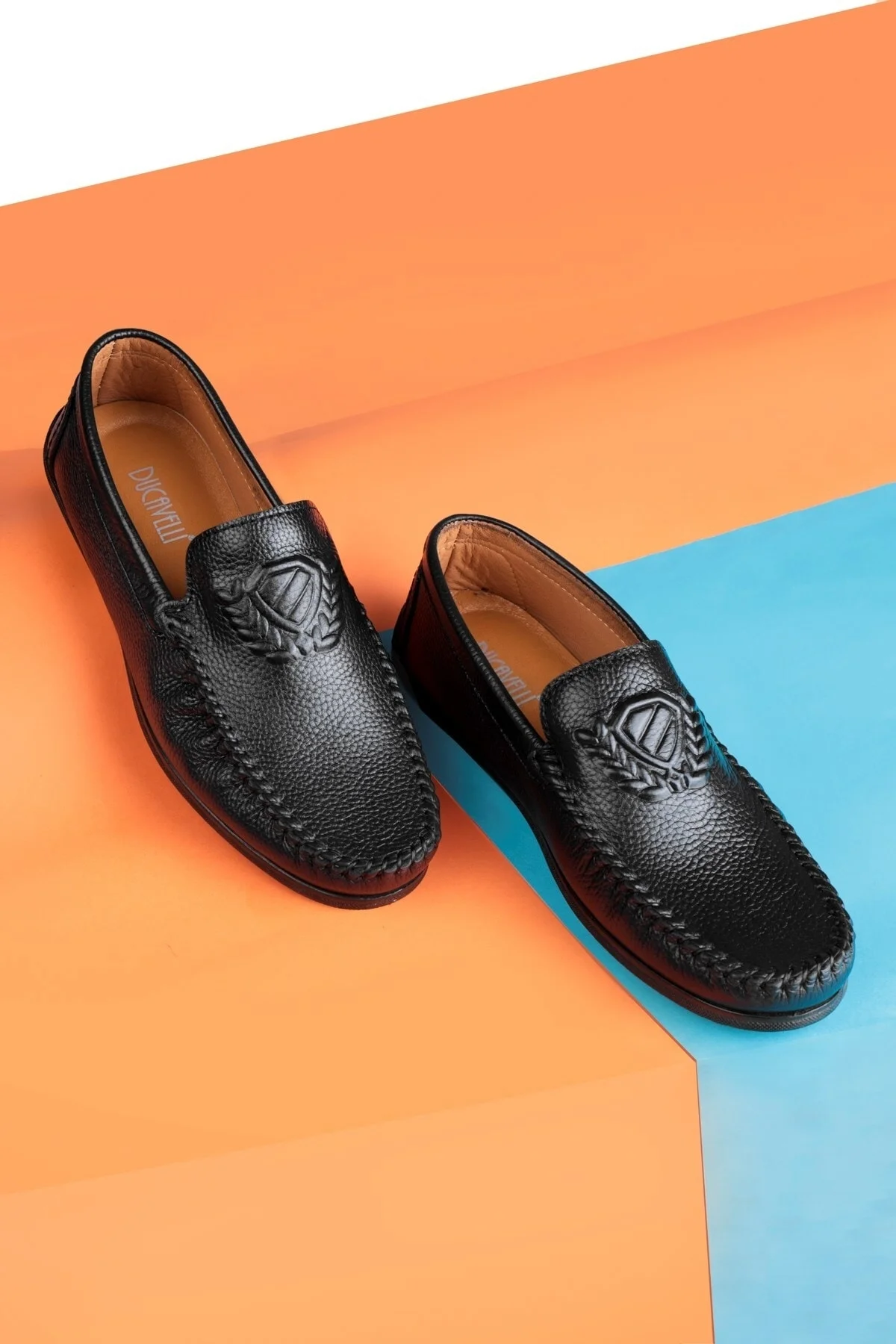 Zwang Hakiki Deri Erkek Günlük Ayakkabı, Loafer Ayakkabı, Hafif Ayakkabı, Hakiki Deri Loafer - Ducavelli Görsel 6