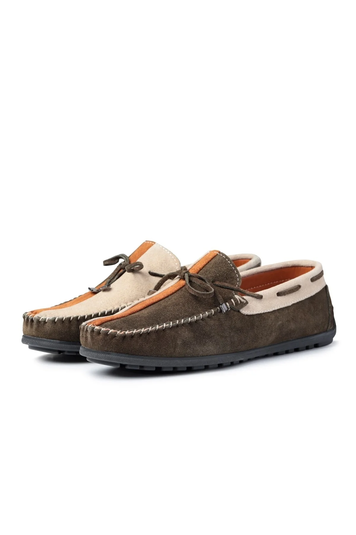 Colore Hakiki Deri Erkek Günlük Ayakkabı, Loafer Ayakkabı, Hafif Ayakkabı, Süet Loafer - Ducavelli Görsel 2
