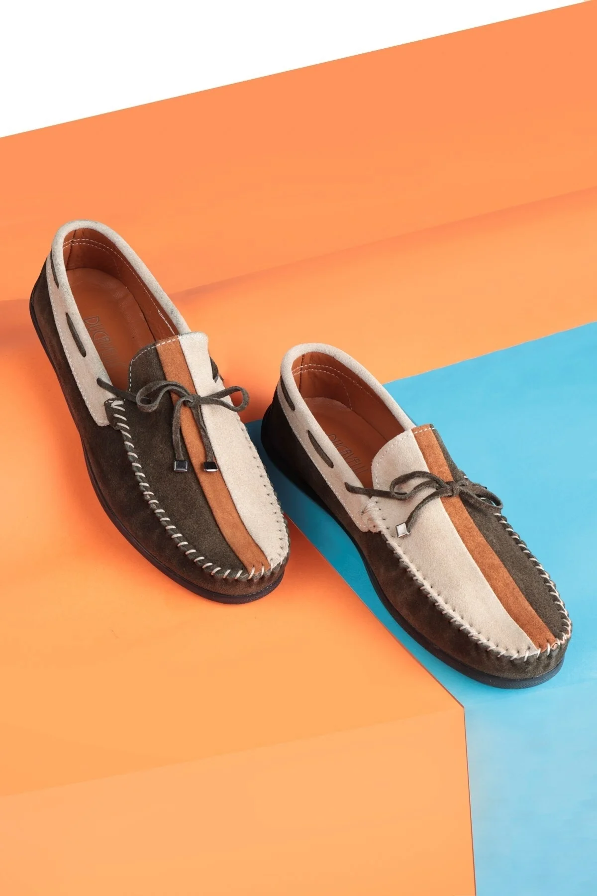 Colore Hakiki Deri Erkek Günlük Ayakkabı, Loafer Ayakkabı, Hafif Ayakkabı, Süet Loafer - Ducavelli Görsel 5