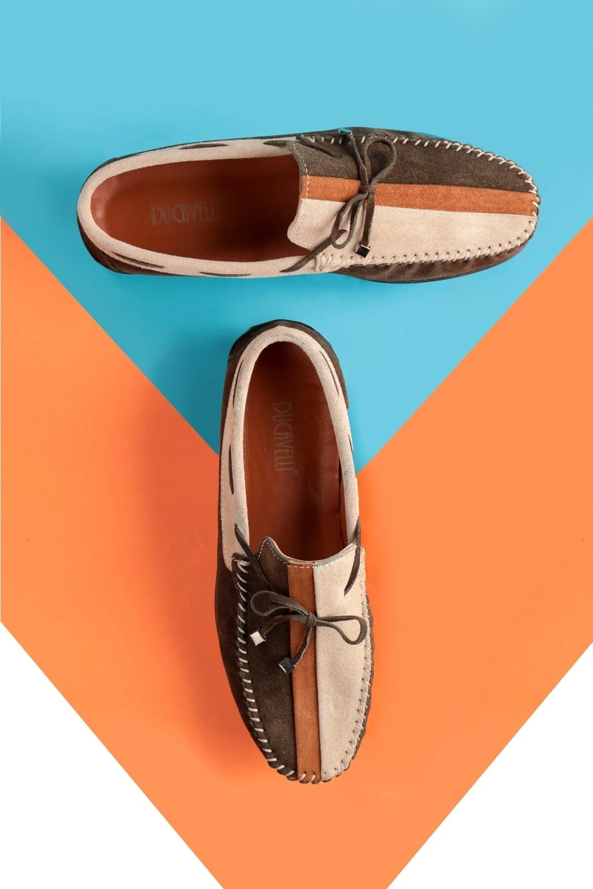 Colore Hakiki Deri Erkek Günlük Ayakkabı, Loafer Ayakkabı, Hafif Ayakkabı, Süet Loafer - Ducavelli Görsel 6