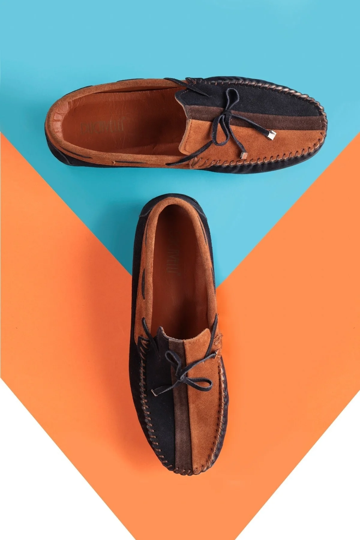 Colore Hakiki Deri Erkek Günlük Ayakkabı, Loafer Ayakkabı, Hafif Ayakkabı, Süet Loafer - Ducavelli Görsel 5