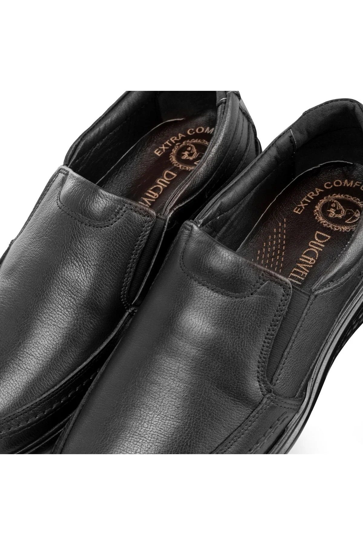 Cushy Hakiki Deri Comfort Ortopedik Erkek Günlük Ayakkabı, Baba Ayakkabısı, Ortopedik Ayakkabı - Ducavelli Görsel 3