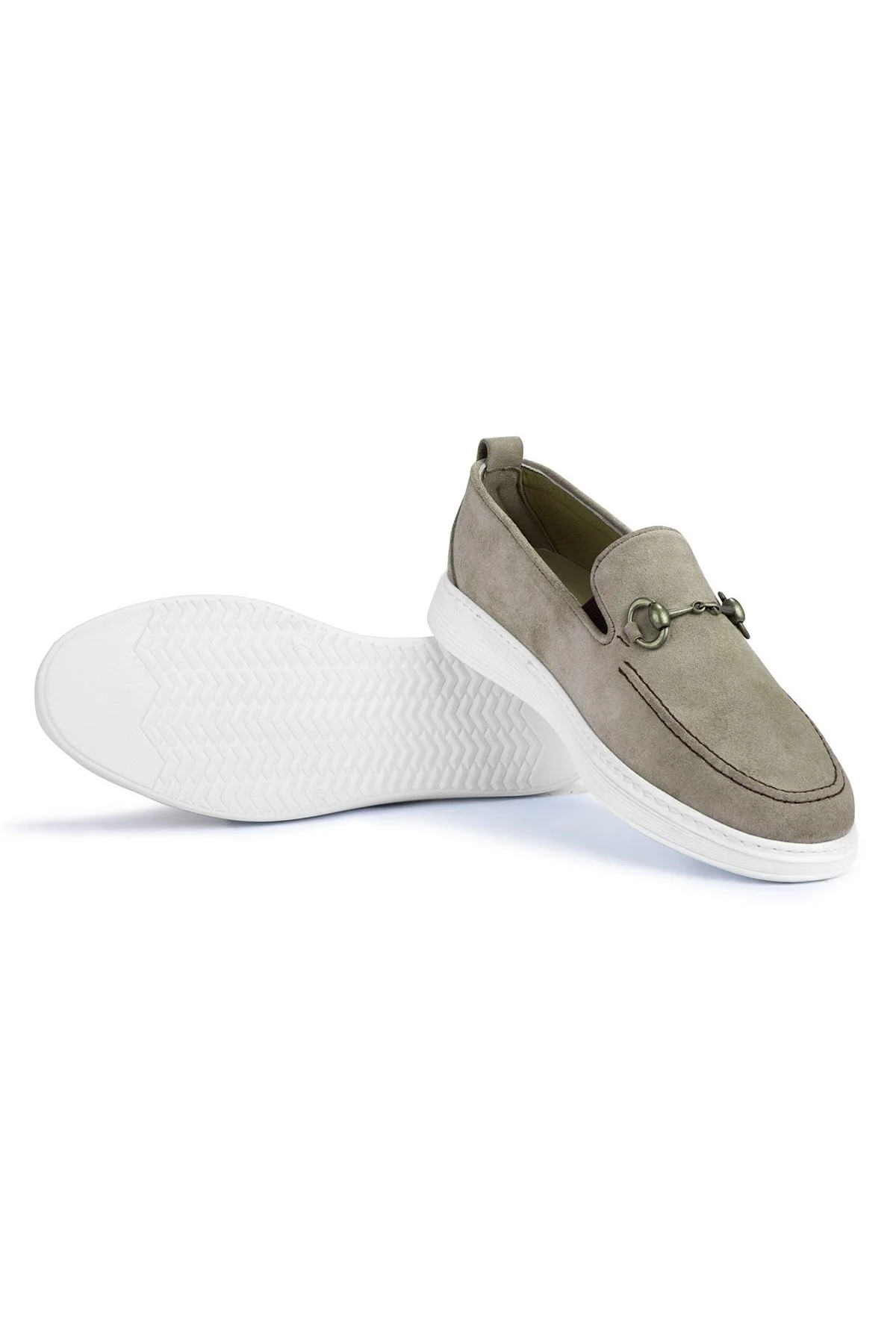 Ritzy Hakiki Deri Süet Erkek Günlük Ayakkabı, Loafer Ayakkabı - Ducavelli Görsel 3