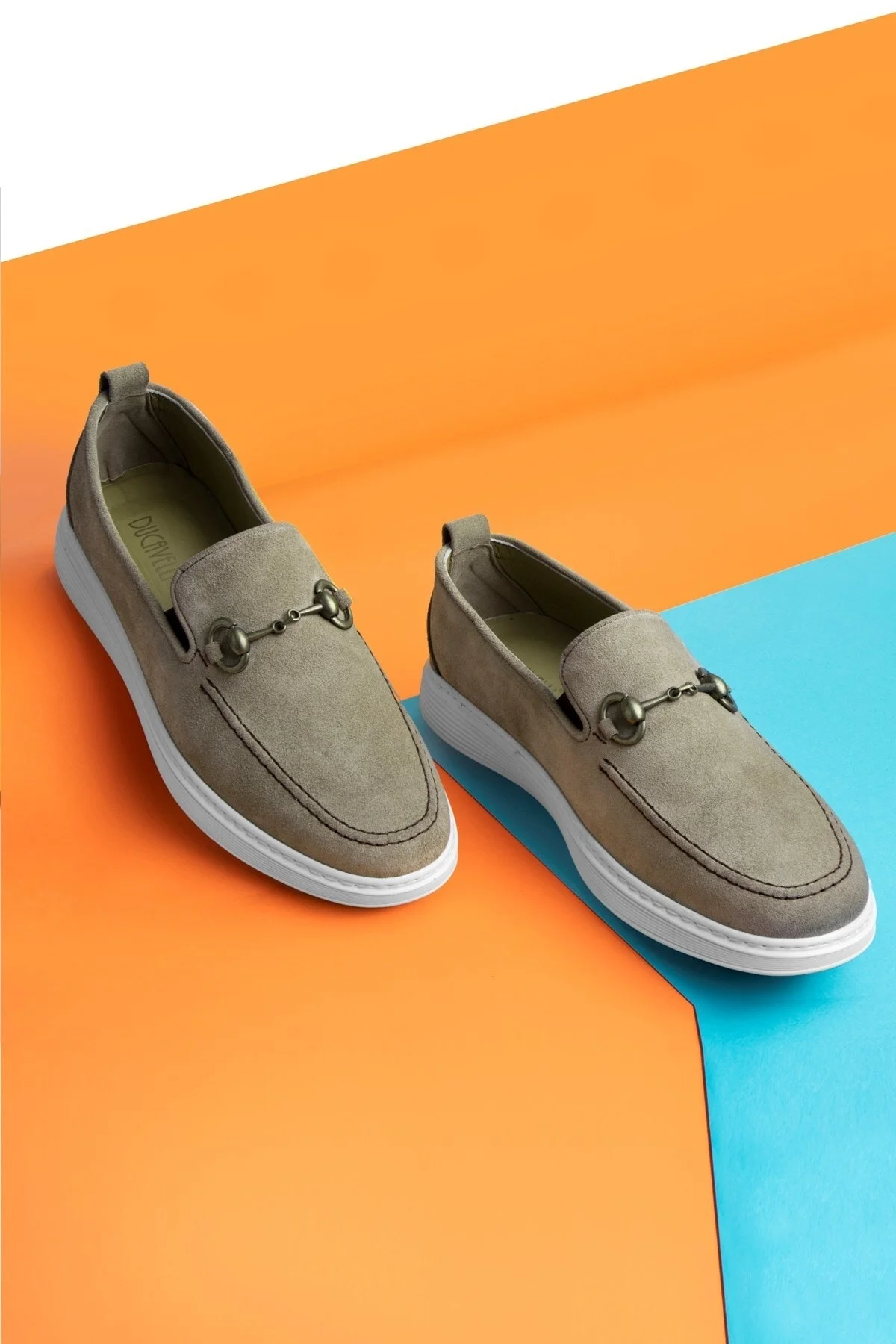 Ritzy Hakiki Deri Süet Erkek Günlük Ayakkabı, Loafer Ayakkabı - Ducavelli Görsel 5