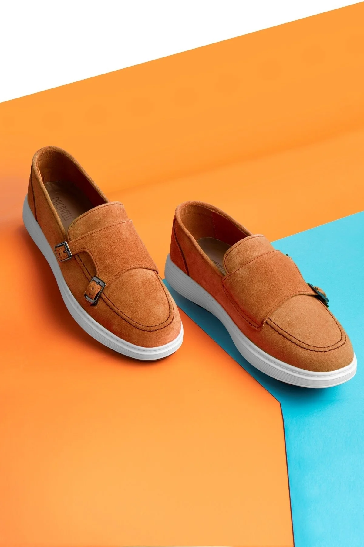 Airy Hakiki Deri Süet Erkek Günlük Ayakkabı, Süet Loafer Ayakkabı, Yazlık Ayakkabı Taba - Ducavelli Görsel 5
