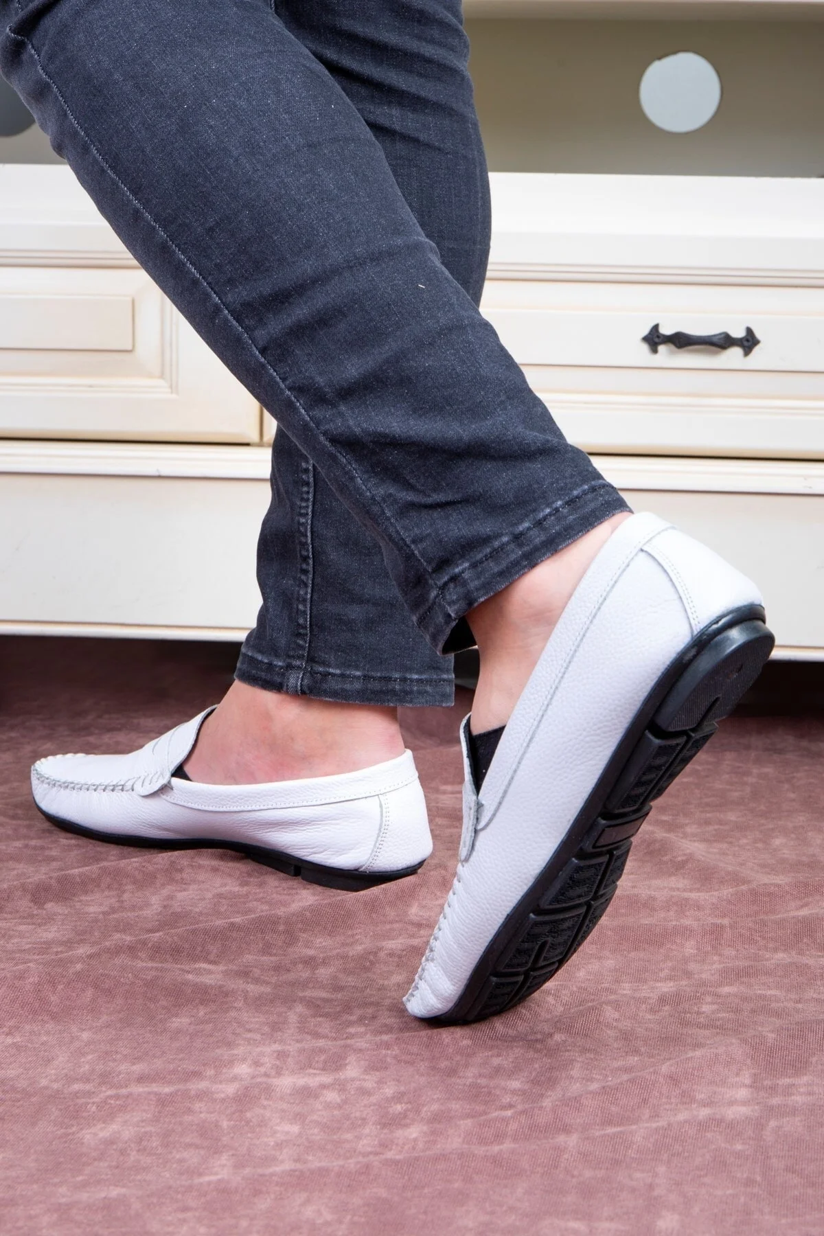 Artsy Hakiki Deri Erkek Günlük Ayakkabı, Rog Loafer Ayakkabı - Ducavelli Görsel 7