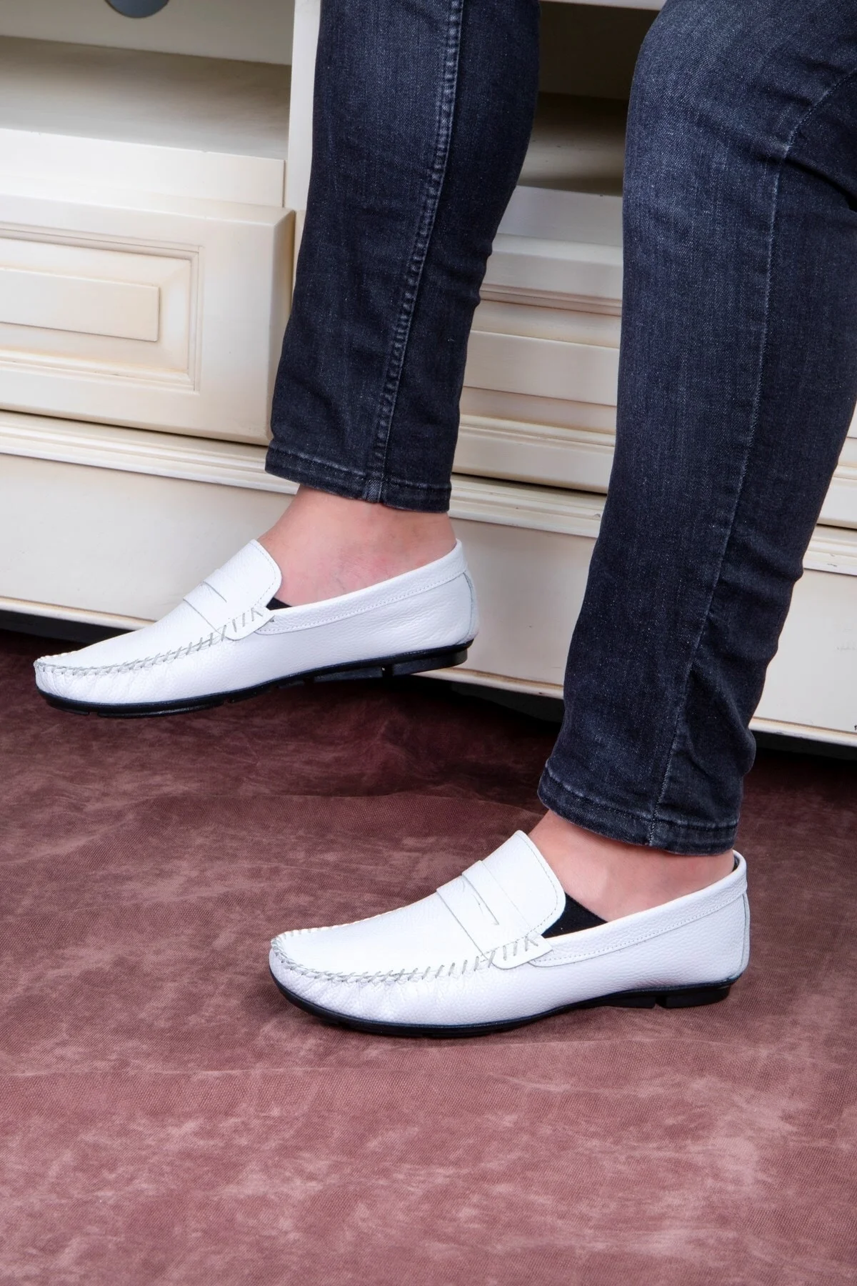 Artsy Hakiki Deri Erkek Günlük Ayakkabı, Rog Loafer Ayakkabı - Ducavelli Görsel 5
