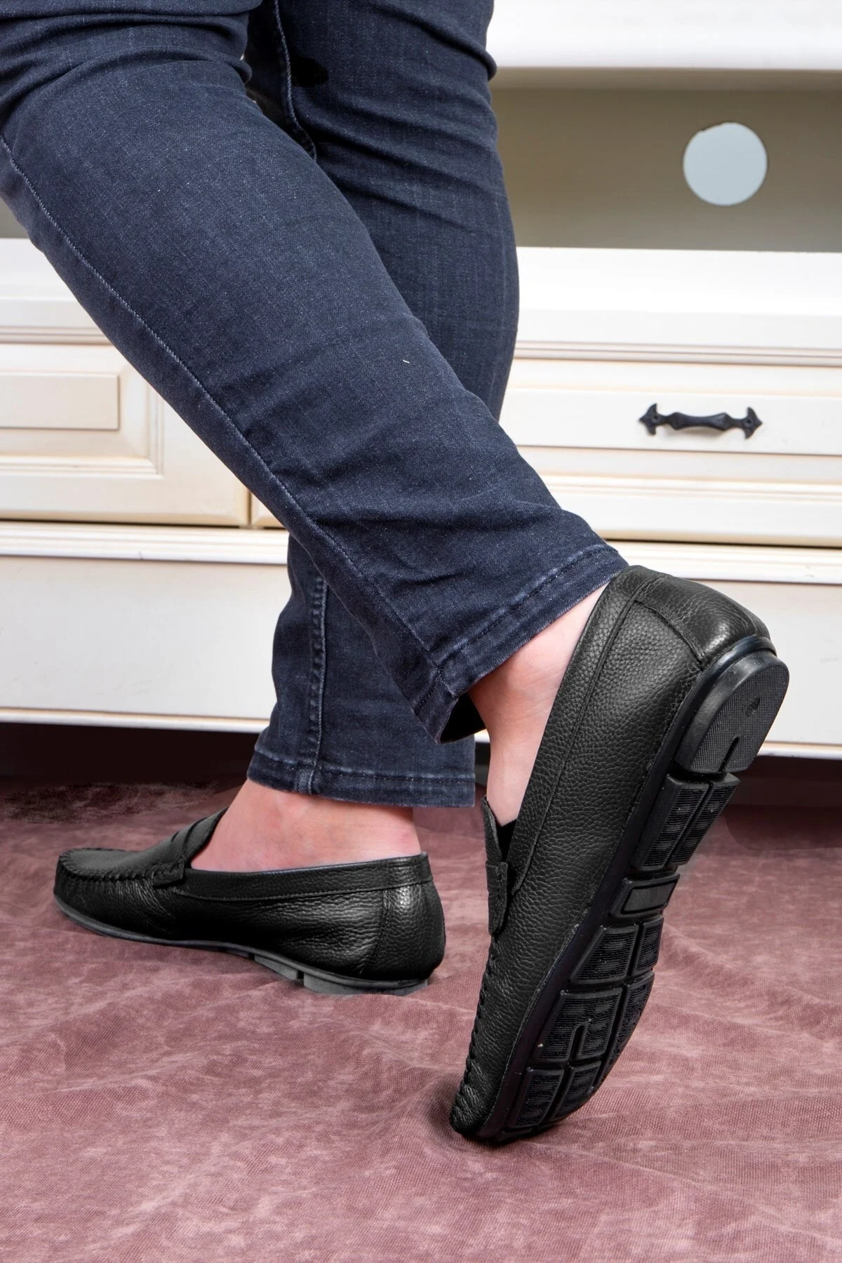Artsy Hakiki Deri Erkek Günlük Ayakkabı, Rog Loafer Ayakkabı - Ducavelli Görsel 5