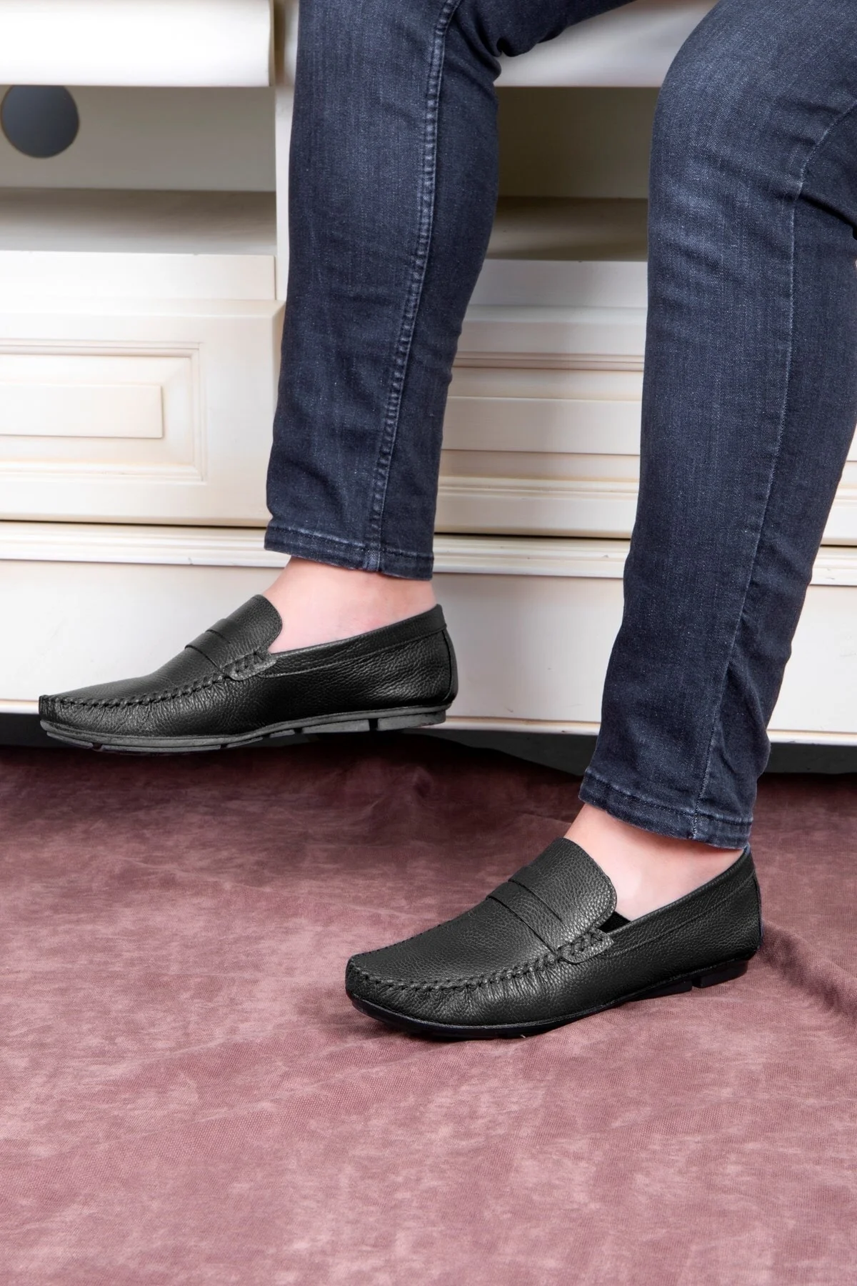 Artsy Hakiki Deri Erkek Günlük Ayakkabı, Rog Loafer Ayakkabı - Ducavelli Görsel 7