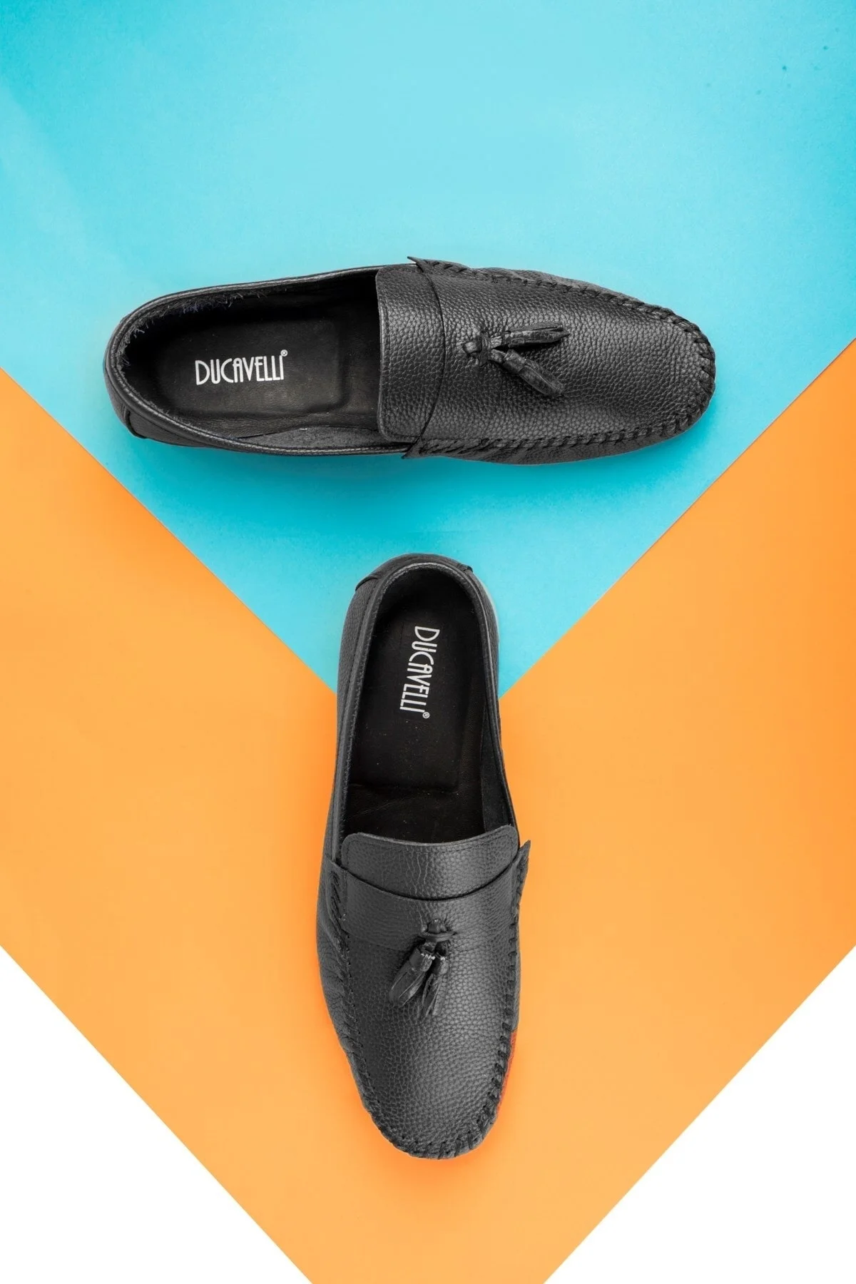 Noble Hakiki Deri Erkek Günlük Ayakkabı, Rok Loafer Ayakkabı Siyah - Ducavelli Görsel 6