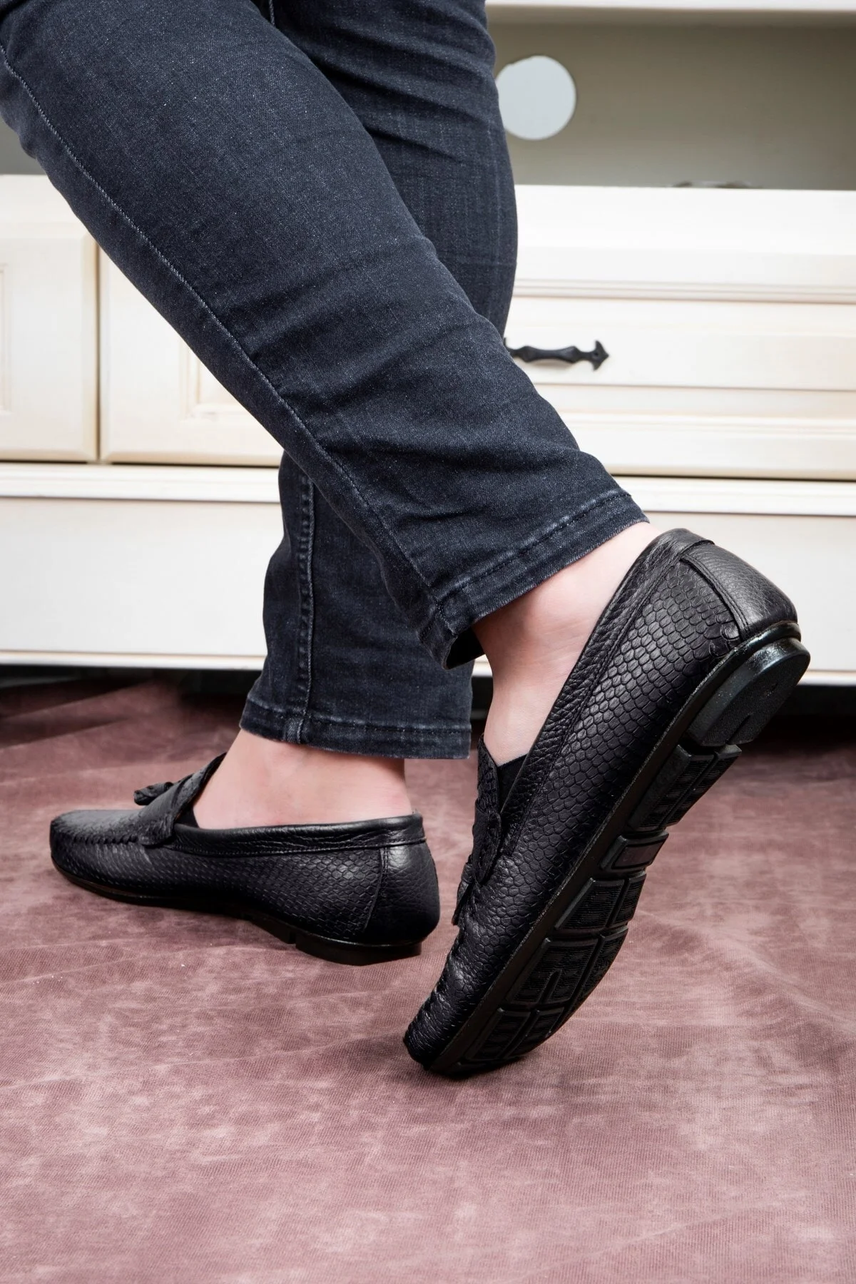 Array Hakiki Deri Erkek Günlük Ayakkabı, Rog Loafer Ayakkabı - Ducavelli Görsel 7