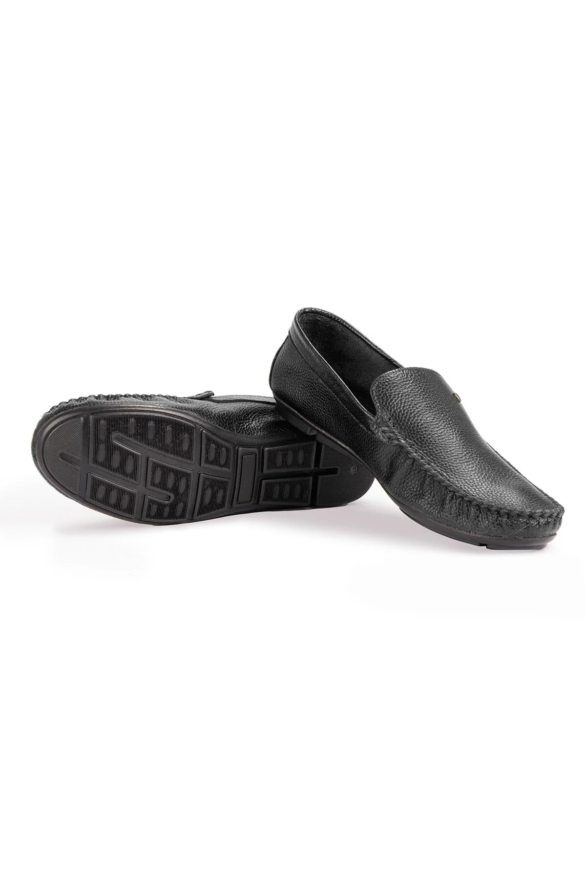 Attic Hakiki Deri Erkek Günlük Ayakkabı , Rok Loafer Ayakkabı Siyah - Ducavelli Görsel 2