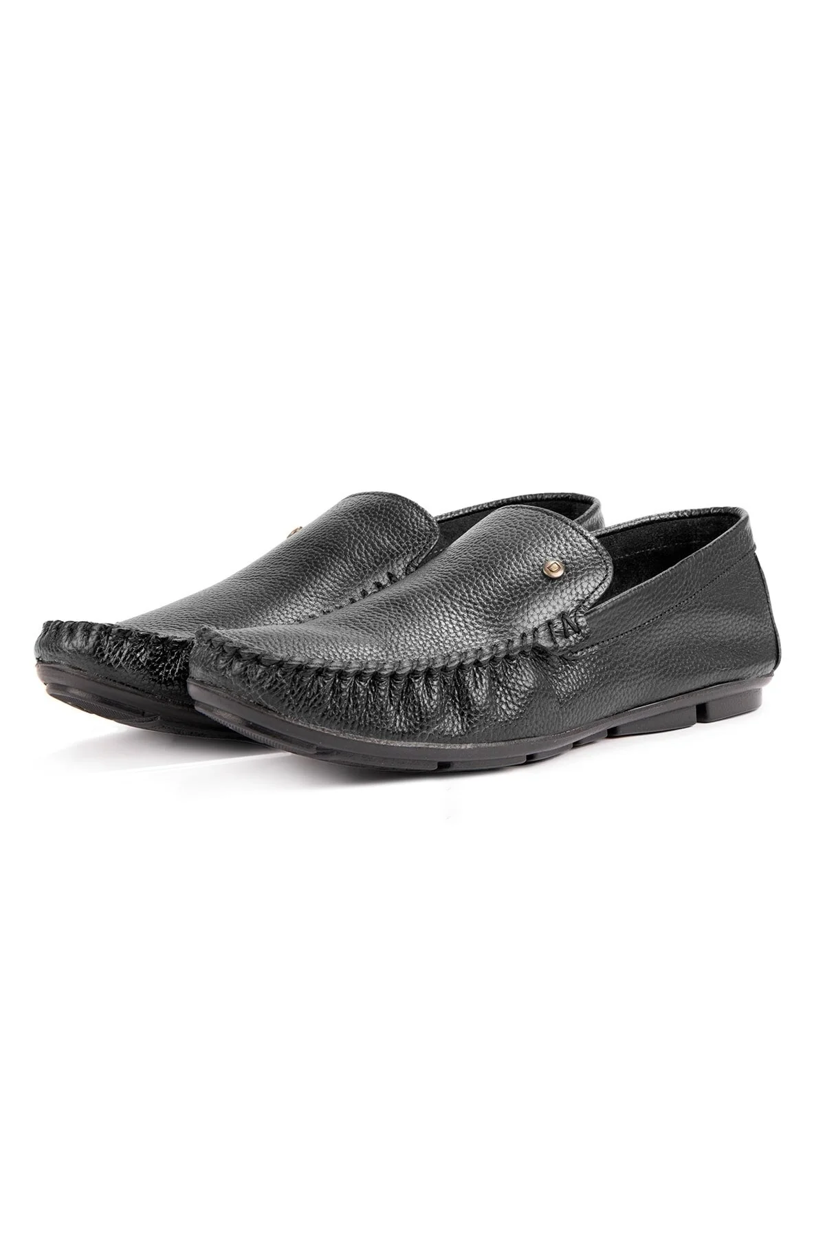 Attic Hakiki Deri Erkek Günlük Ayakkabı , Rok Loafer Ayakkabı Siyah