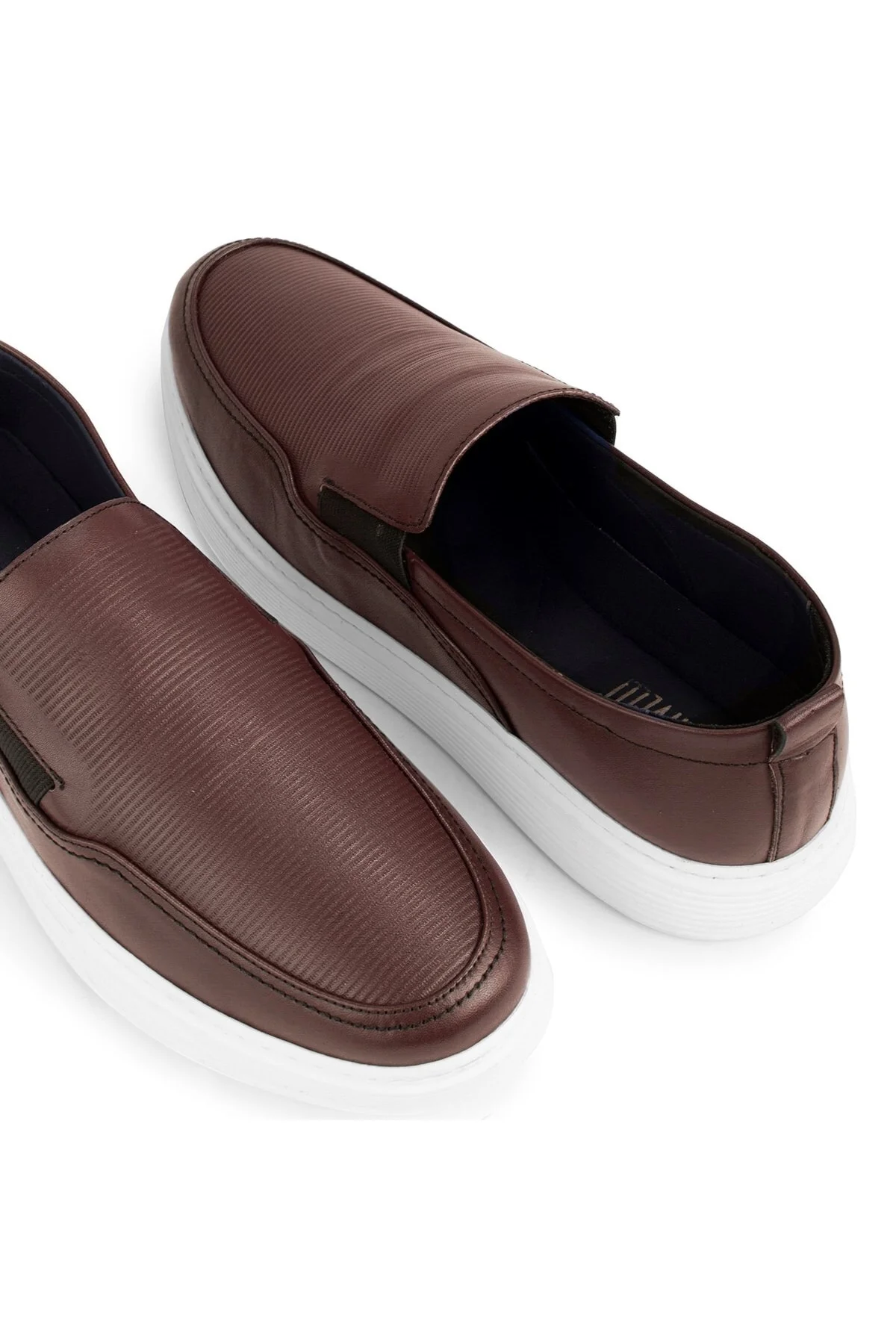 Seon Hakiki Deri Erkek Günlük Ayakkabı, Loafer Ayakkabı, Yazlık Ayakkabı, Hafif Ayakkabı Kahve - Ducavelli Görsel 5