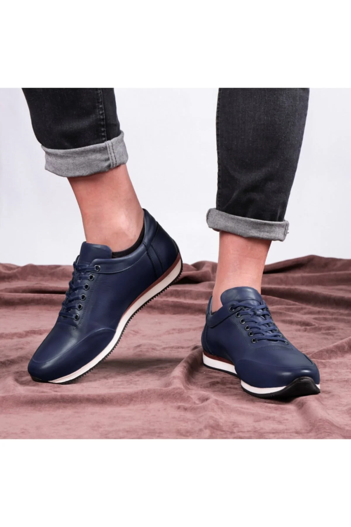Comfy Hakiki Deri Erkek Günlük Ayakkabı, Casual Ayakkabı, %100 Deri Ayakkabı, 4 Mevsim - Ducavelli Görsel 6