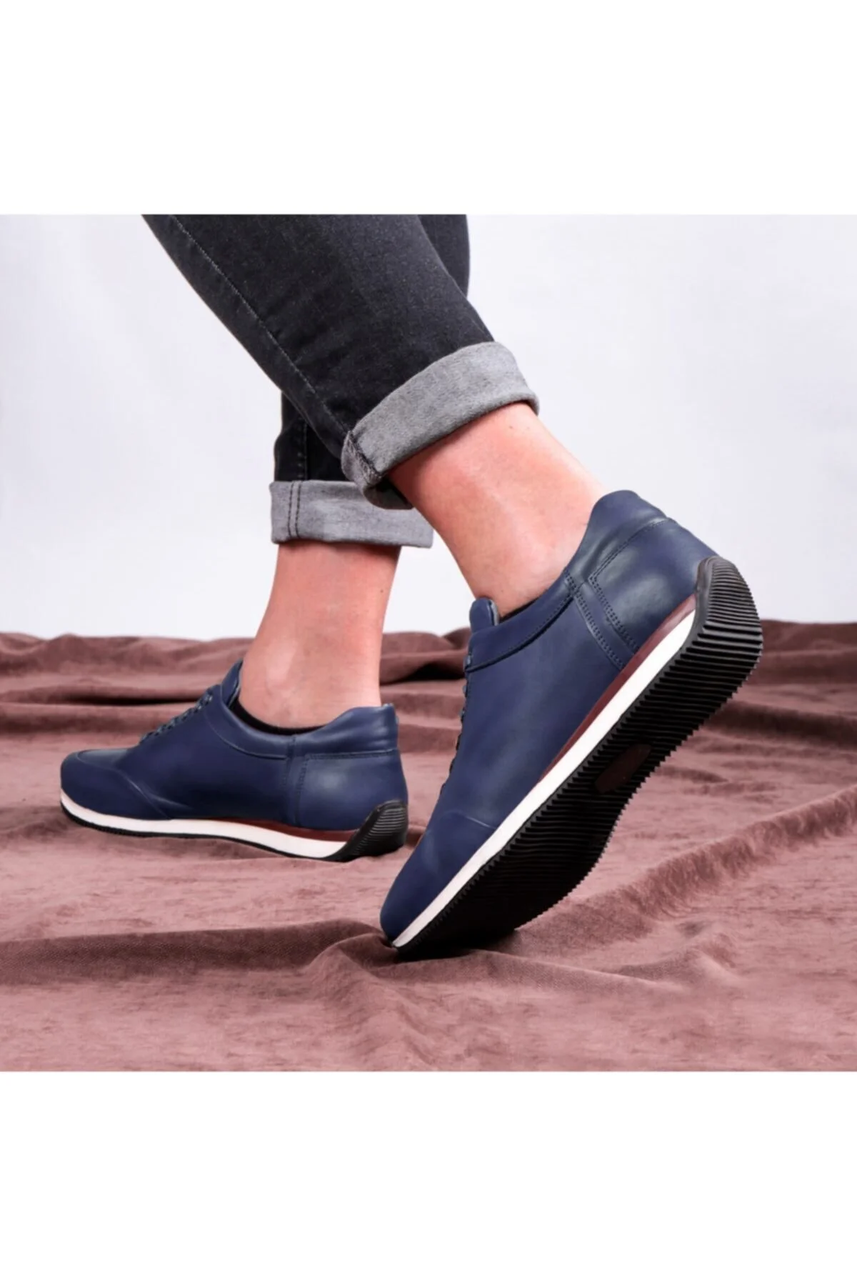 Comfy Hakiki Deri Erkek Günlük Ayakkabı, Casual Ayakkabı, %100 Deri Ayakkabı, 4 Mevsim - Ducavelli Görsel 7
