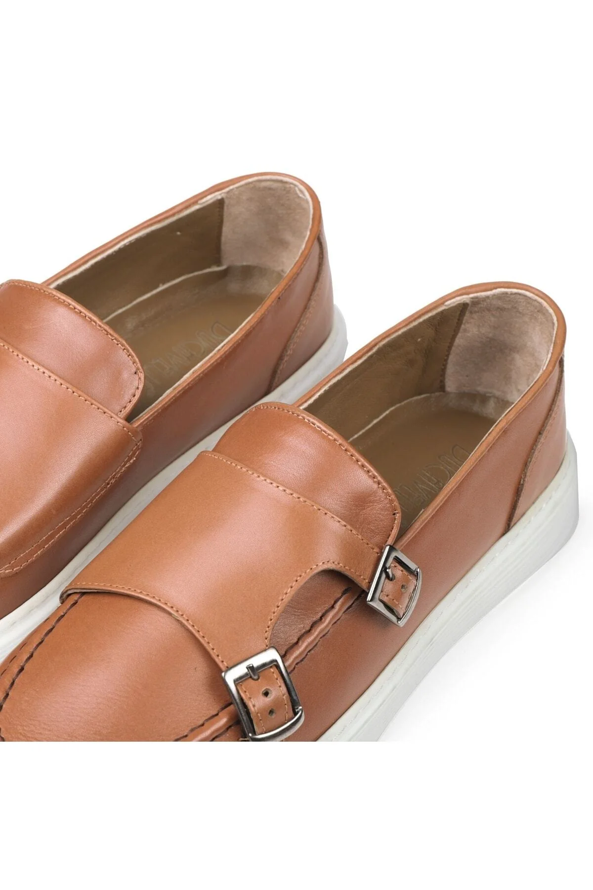 Strap Hakiki Deri Erkek Günlük Ayakkabı, Loafer Ayakkabı, Günlük Ayakkabı, Hafif Ayakkabı - Ducavelli Görsel 5