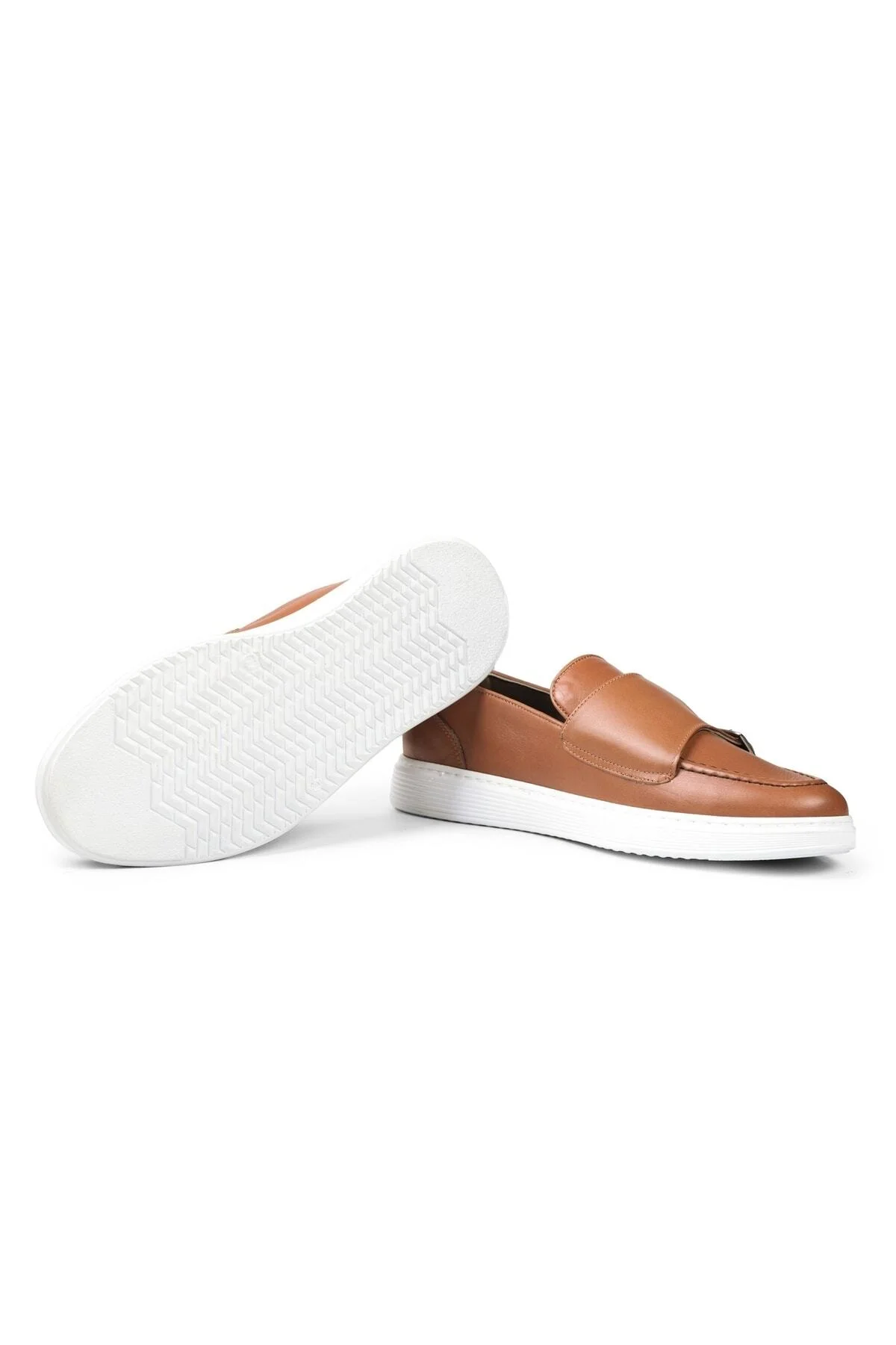 Strap Hakiki Deri Erkek Günlük Ayakkabı, Loafer Ayakkabı, Günlük Ayakkabı, Hafif Ayakkabı - Ducavelli Görsel 4