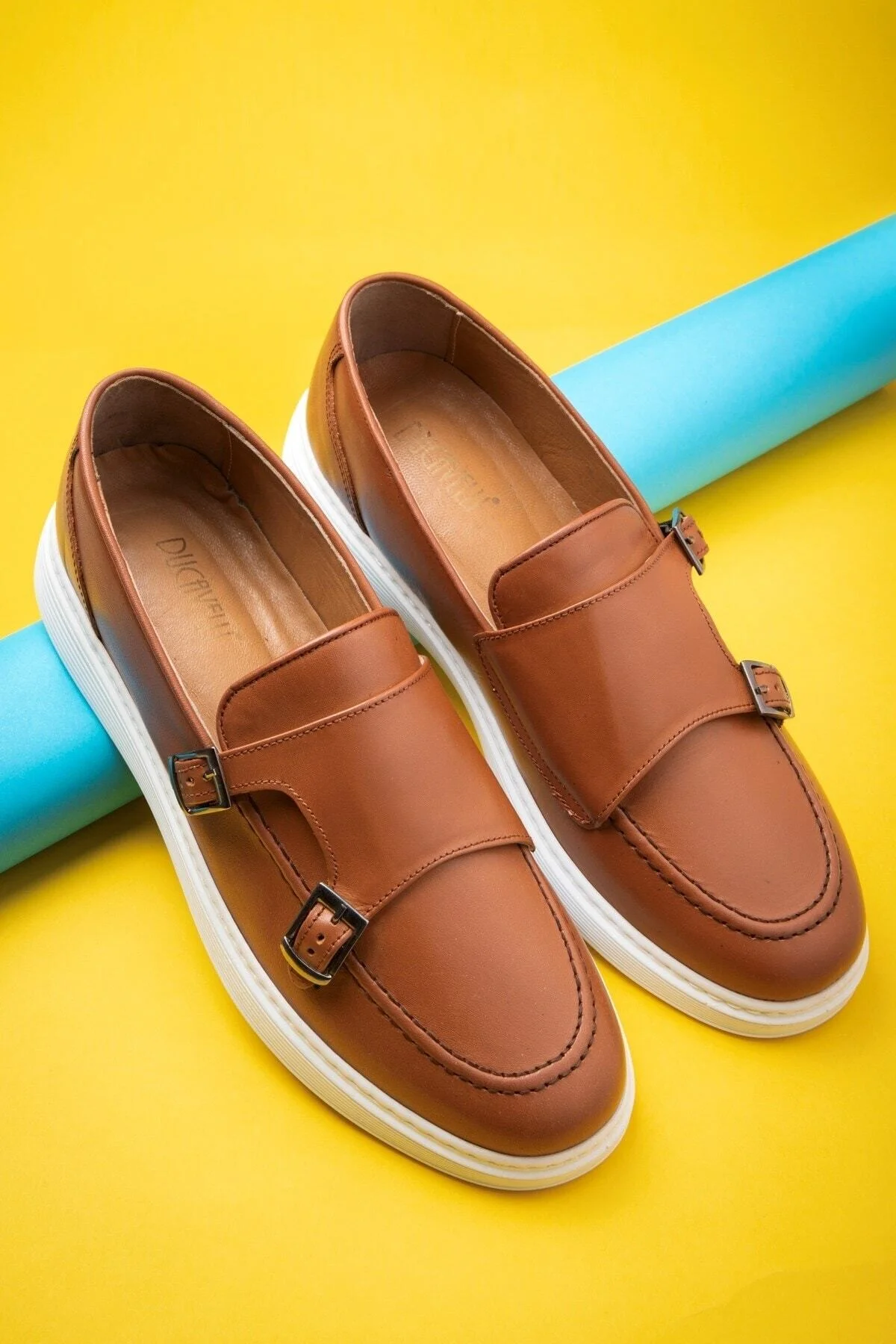 Strap Hakiki Deri Erkek Günlük Ayakkabı, Loafer Ayakkabı, Günlük Ayakkabı, Hafif Ayakkabı - Ducavelli Görsel 6