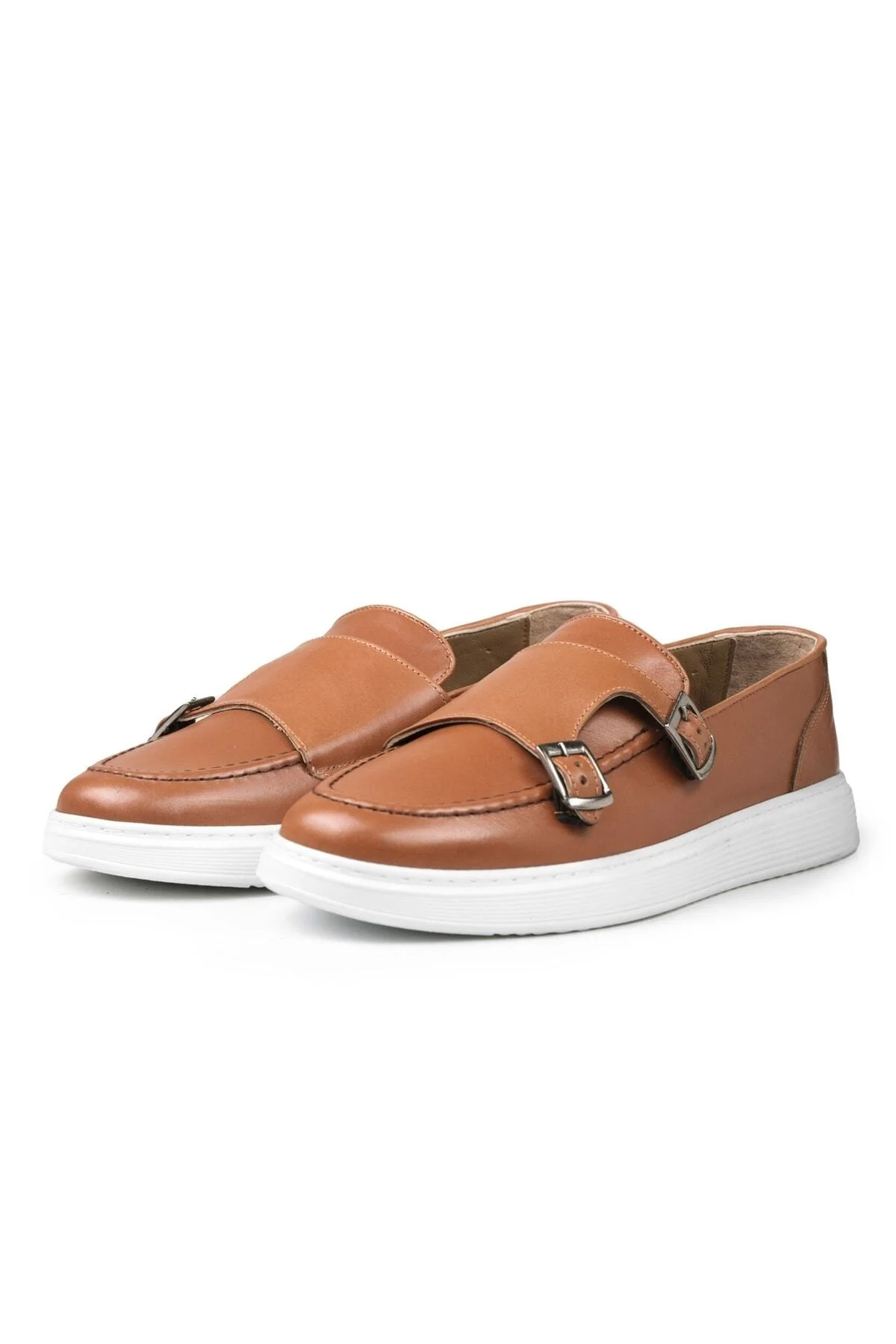 Strap Hakiki Deri Erkek Günlük Ayakkabı, Loafer Ayakkabı, Günlük Ayakkabı, Hafif Ayakkabı - Ducavelli Görsel 2