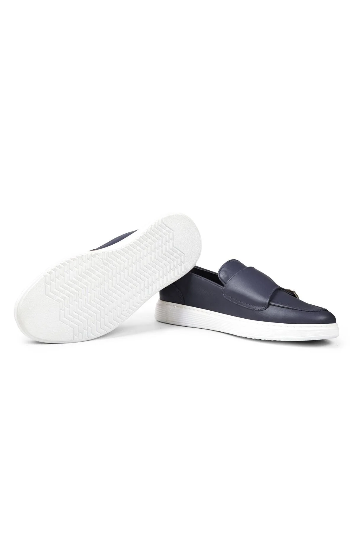 Strap Hakiki Deri Erkek Günlük Ayakkabı, Loafer Ayakkabı, Günlük Ayakkabı, Hafif Ayakkabı - Ducavelli Görsel 4