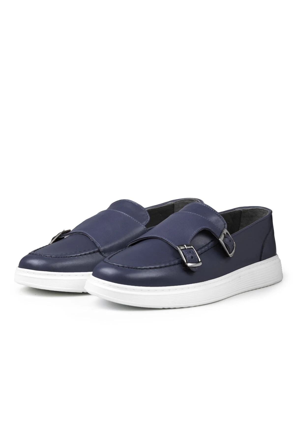 Strap Hakiki Deri Erkek Günlük Ayakkabı, Loafer Ayakkabı, Günlük Ayakkabı, Hafif Ayakkabı - Ducavelli Görsel 2