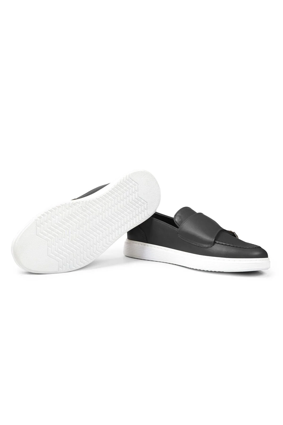 Strap Hakiki Deri Erkek Günlük Ayakkabı, Loafer Ayakkabı, Günlük Ayakkabı, Hafif Ayakkabı - Ducavelli Görsel 4
