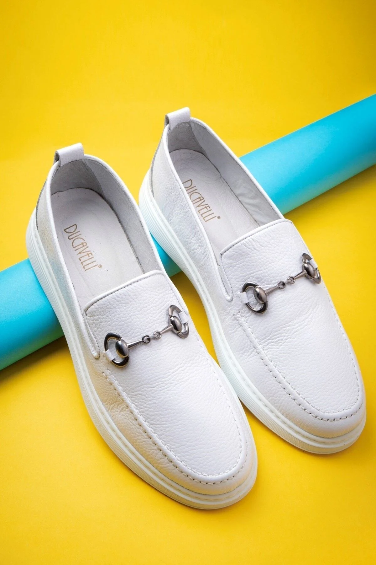 Anchor Hakiki Deri Erkek Günlük Ayakkabı, Loafer Ayakkabı, Hafif Ayakkabı, Yazlık Ayakkabı - Ducavelli Görsel 6