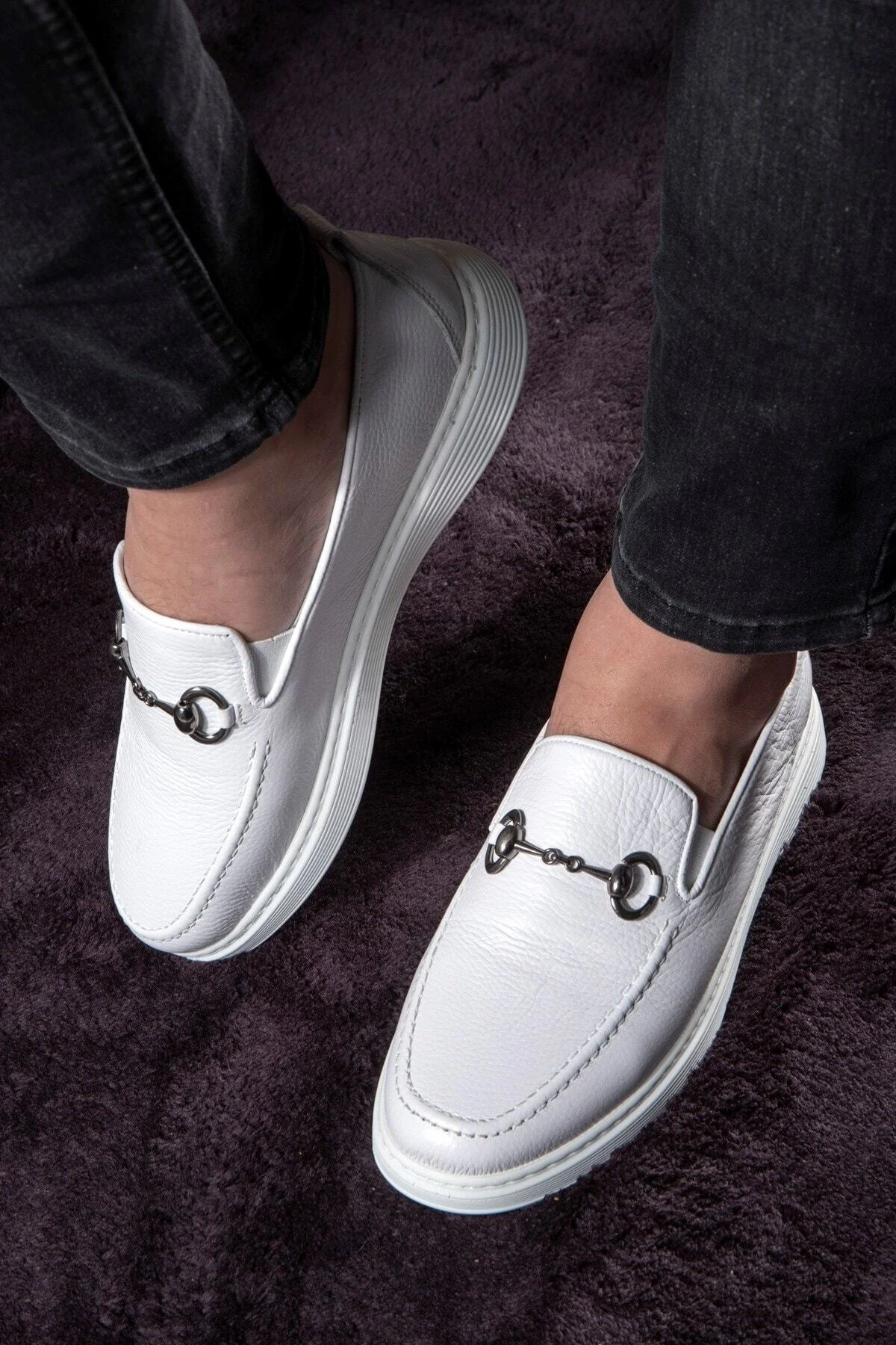 Anchor Hakiki Deri Erkek Günlük Ayakkabı, Loafer Ayakkabı, Hafif Ayakkabı, Yazlık Ayakkabı