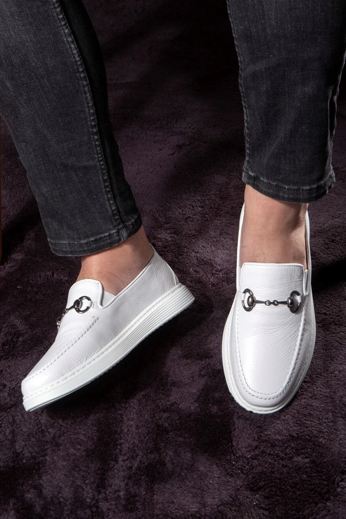 Anchor Hakiki Deri Erkek Günlük Ayakkabı, Loafer Ayakkabı, Hafif Ayakkabı, Yazlık Ayakkabı - Ducavelli Görsel 7