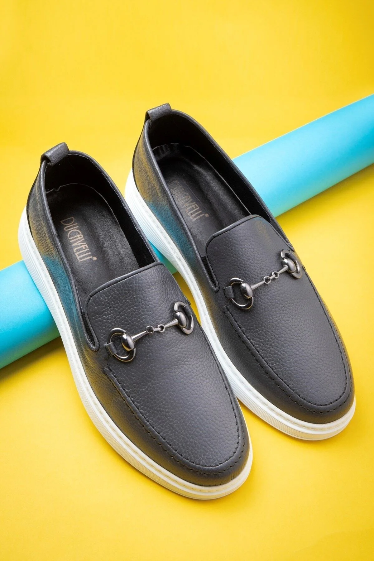 Anchor Hakiki Deri Erkek Günlük Ayakkabı, Loafer Ayakkabı, Hafif Ayakkabı, Yazlık Ayakkabı - Ducavelli Görsel 6
