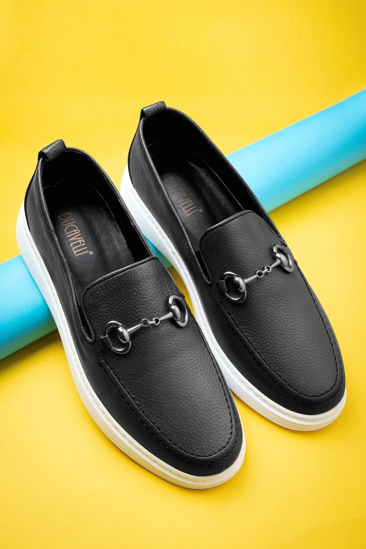 Anchor Hakiki Deri Erkek Günlük Ayakkabı, Loafer Ayakkabı, Hafif Ayakkabı, Yazlık Ayakkabı - Ducavelli Görsel 6