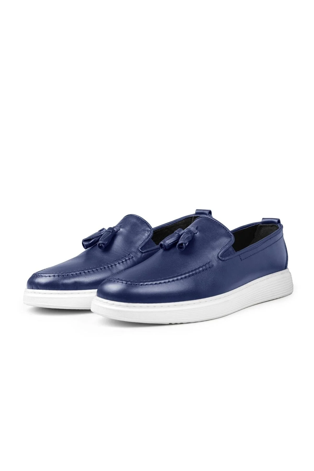 Fringe Hakiki Deri Erkek Günlük Ayakkabı, Loafer Ayakkabı, Hafif Ayakkabı, Yazlık Ayakkabı - Ducavelli Görsel 3