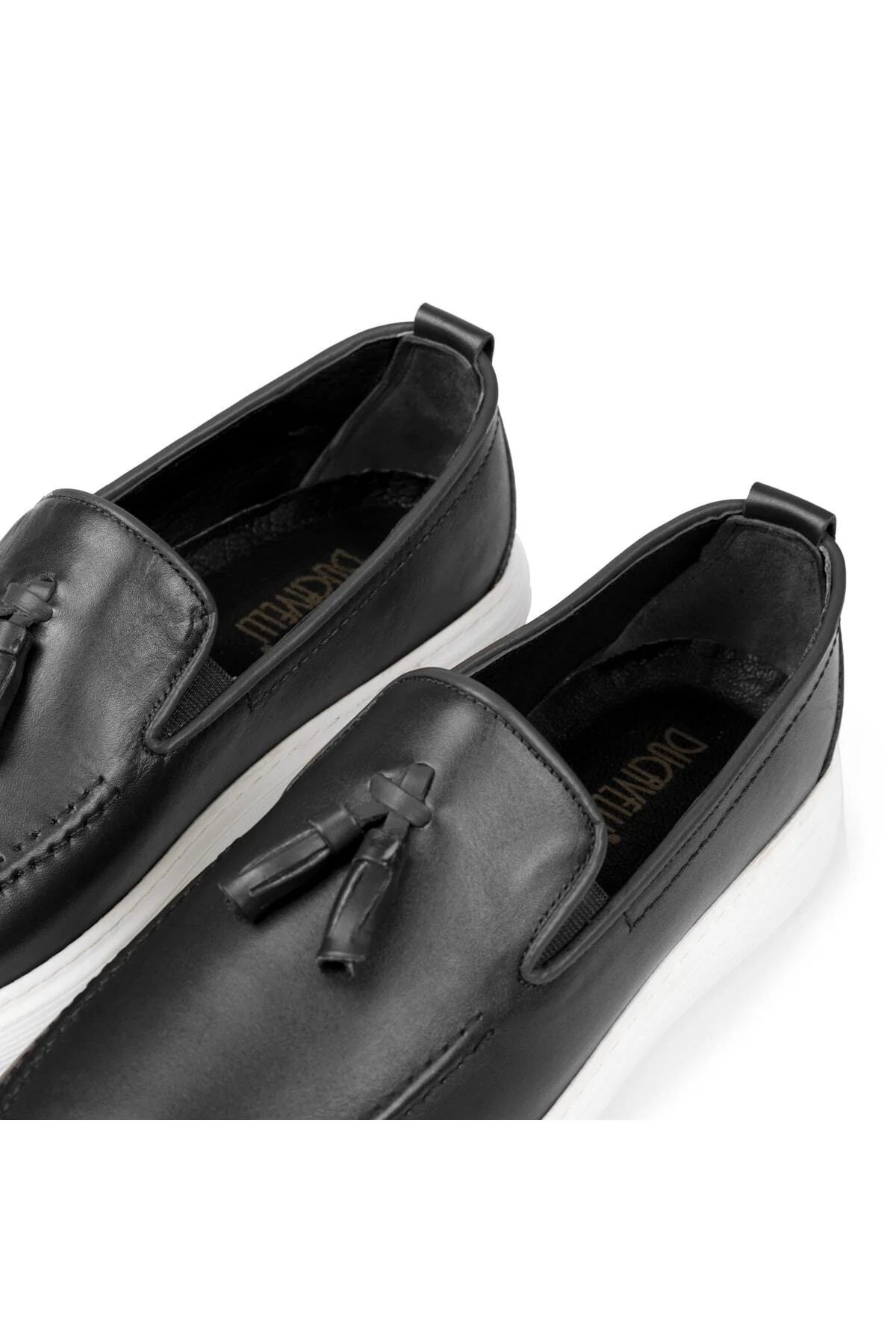Fringe Hakiki Deri Erkek Günlük Ayakkabı, Loafer Ayakkabı, Hafif Ayakkabı, Yazlık Ayakkabı - Ducavelli Görsel 5