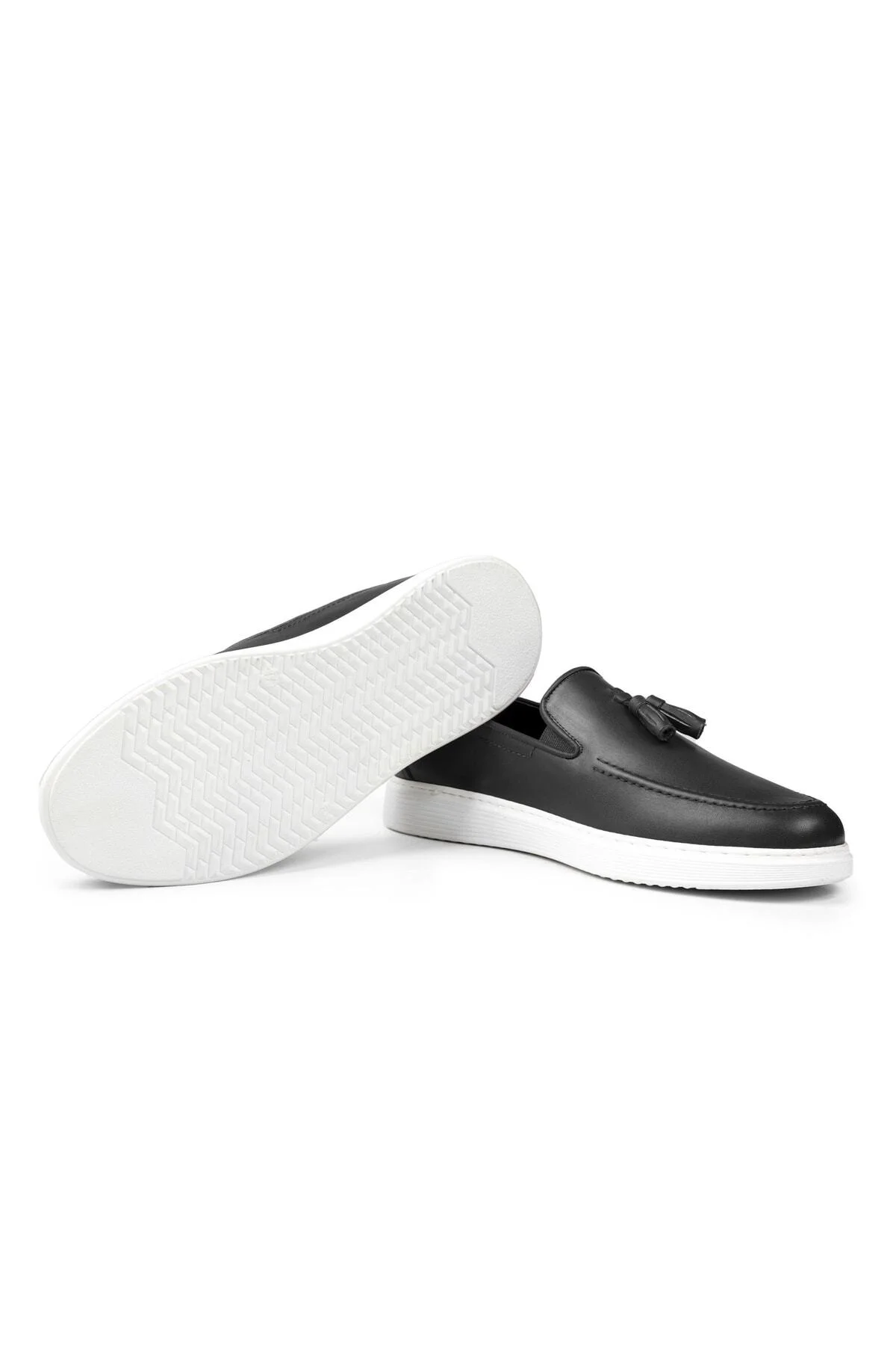 Fringe Hakiki Deri Erkek Günlük Ayakkabı, Loafer Ayakkabı, Hafif Ayakkabı, Yazlık Ayakkabı - Ducavelli Görsel 4