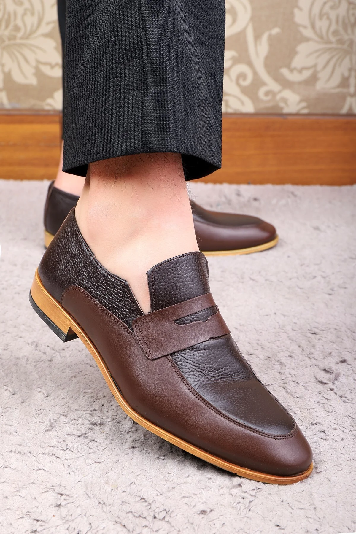 Milazzo Hakiki Deri Erkek Klasik Ayakkabı, Loafer Klasik Ayakkabı - Ducavelli Görsel 6