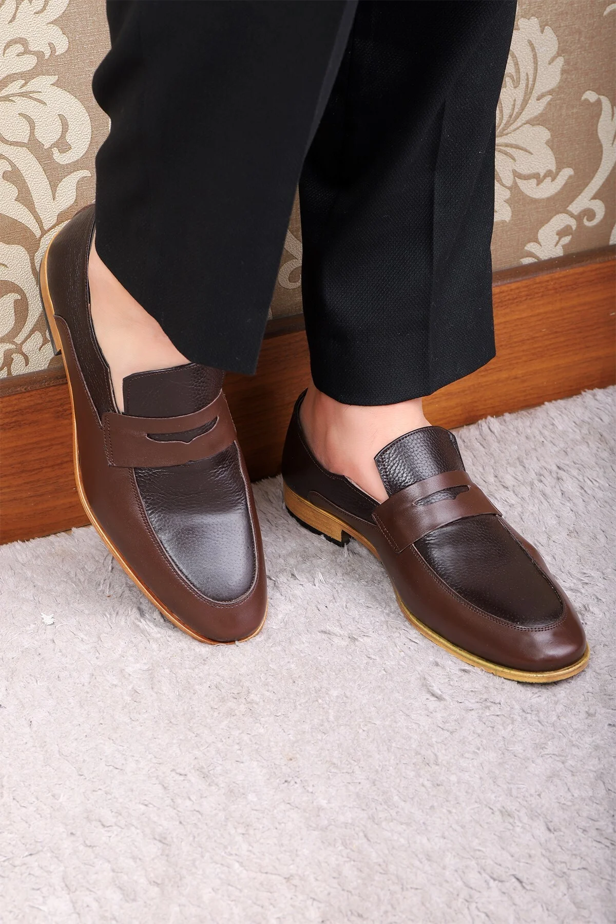 Milazzo Hakiki Deri Erkek Klasik Ayakkabı, Loafer Klasik Ayakkabı - Ducavelli Görsel 5