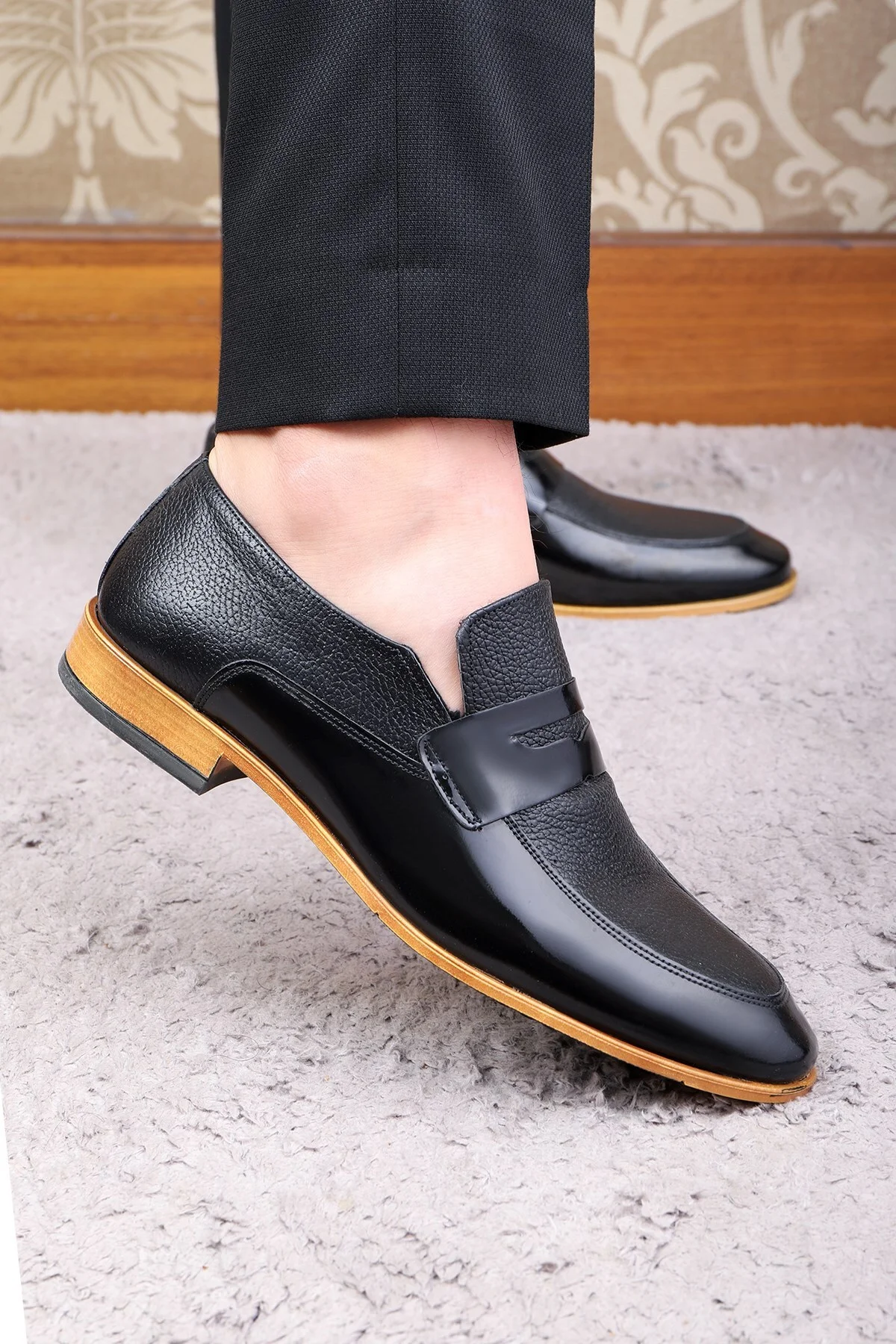 Milazzo Hakiki Deri Erkek Klasik Ayakkabı, Loafer Klasik Ayakkabı - Ducavelli Görsel 6