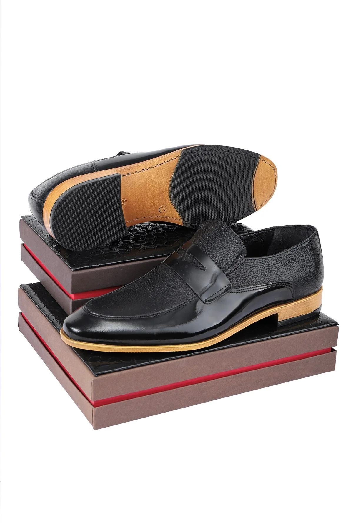 Milazzo Hakiki Deri Erkek Klasik Ayakkabı, Loafer Klasik Ayakkabı - Ducavelli Görsel 4