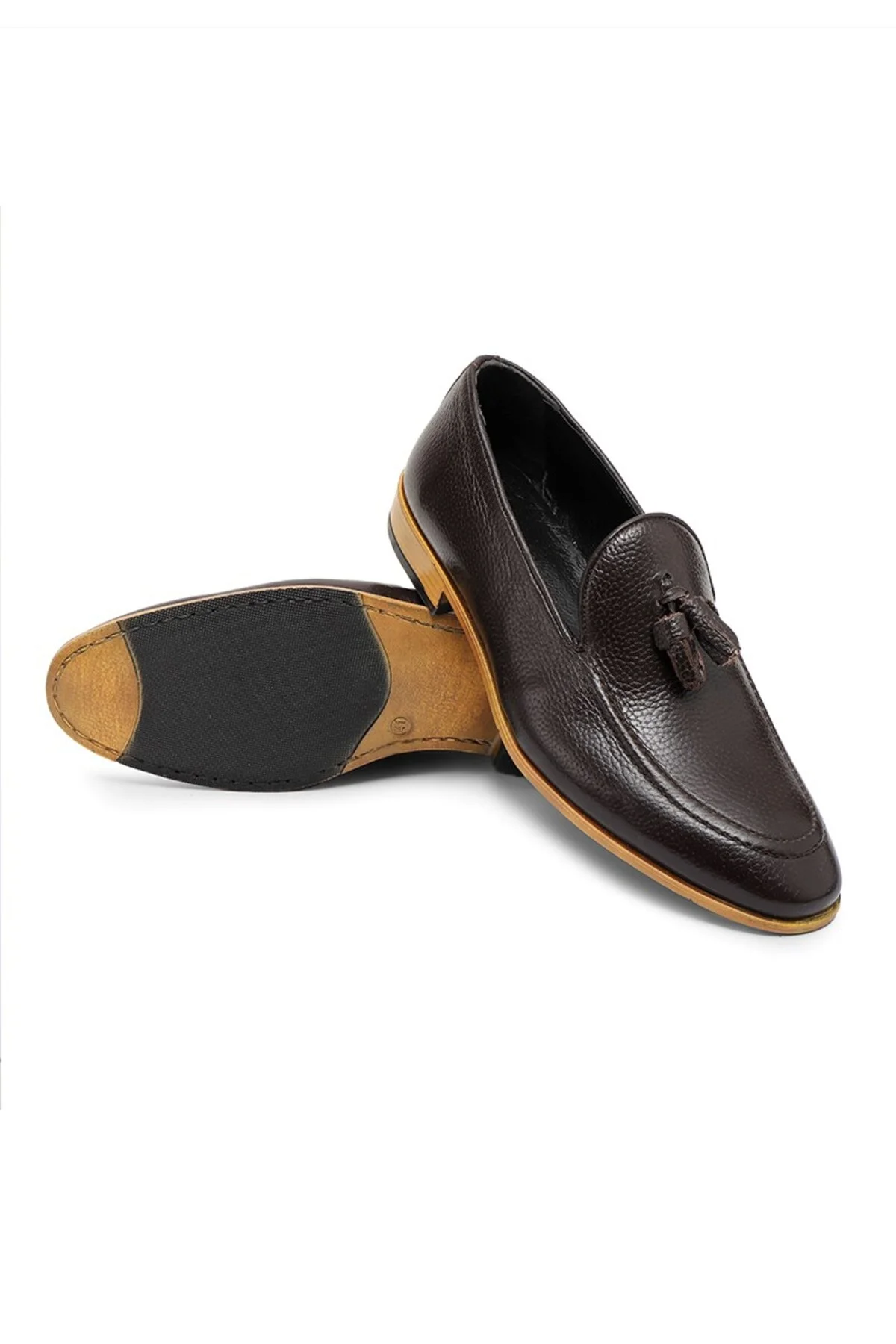 Tusa Hakiki Deri Erkek Klasik Ayakkabı, Loafer Klasik Ayakkabı - Ducavelli Görsel 2