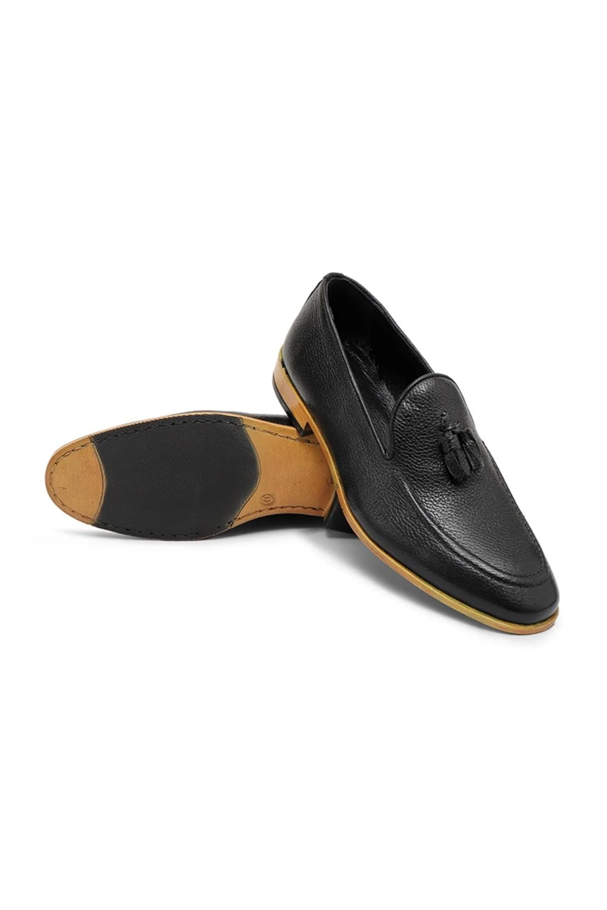 Tusa Hakiki Deri Erkek Klasik Ayakkabı, Loafer Klasik Ayakkabı - Ducavelli Görsel 2