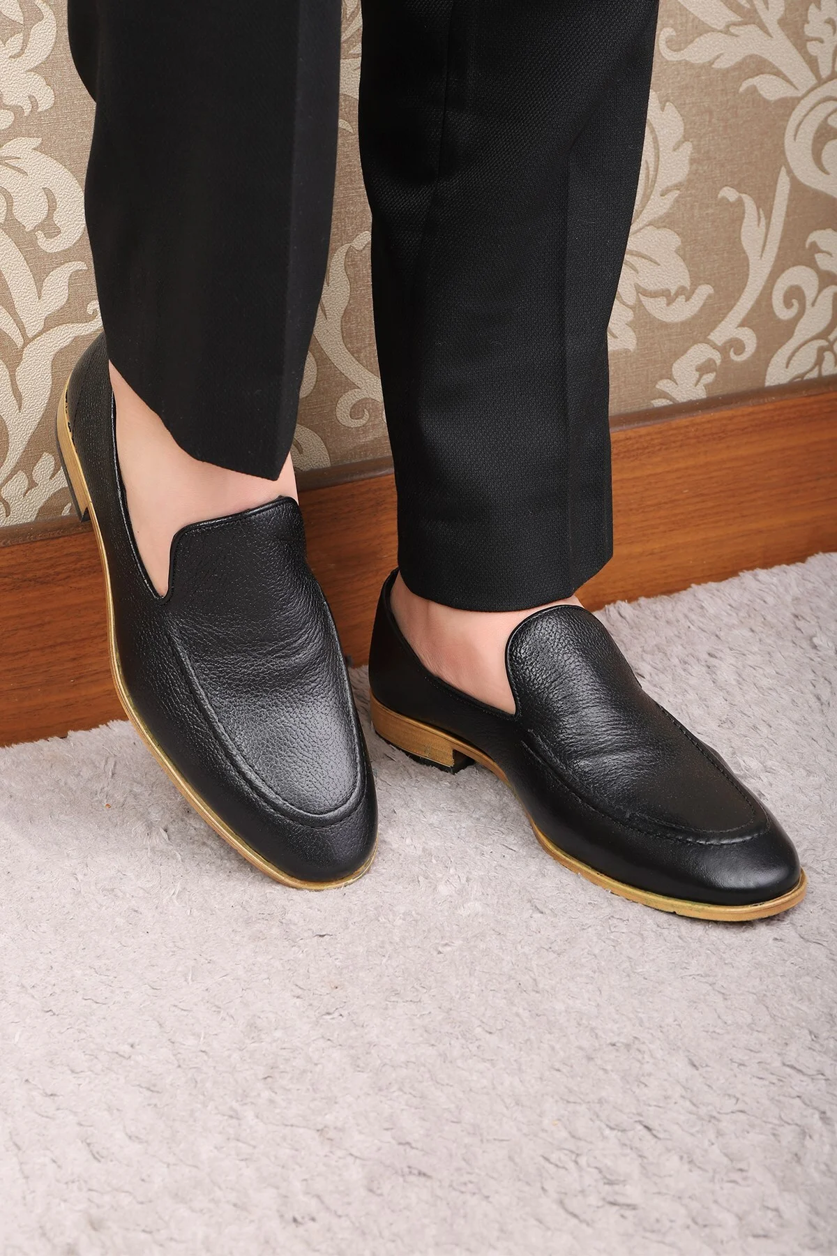 Flavia Hakiki Deri Erkek Klasik Ayakkabı, Loafer Klasik Ayakkabı - Ducavelli Görsel 5
