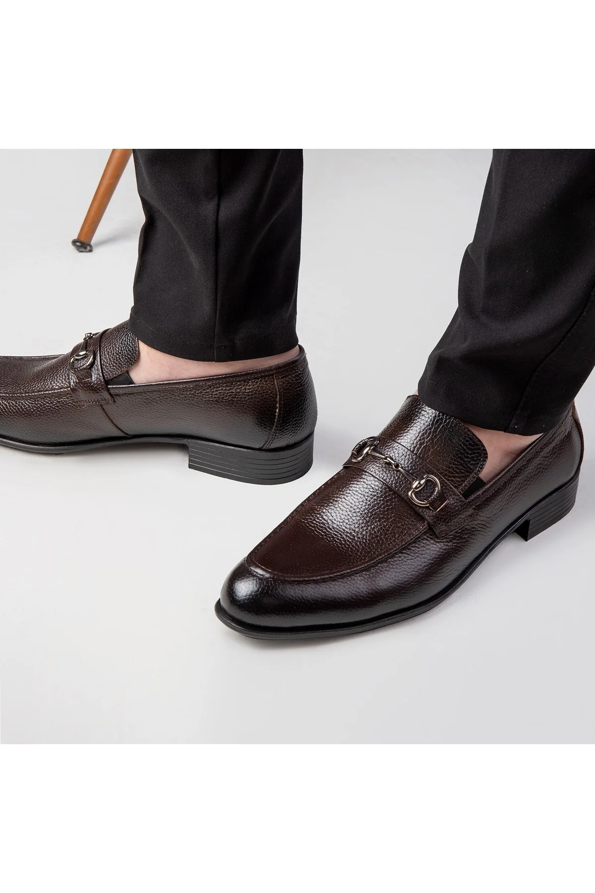 Sidro Hakiki Deri Erkek Klasik Ayakkabı, Loafer Klasik Ayakkabı, Makosen Ayakkabı - Ducavelli Görsel 4