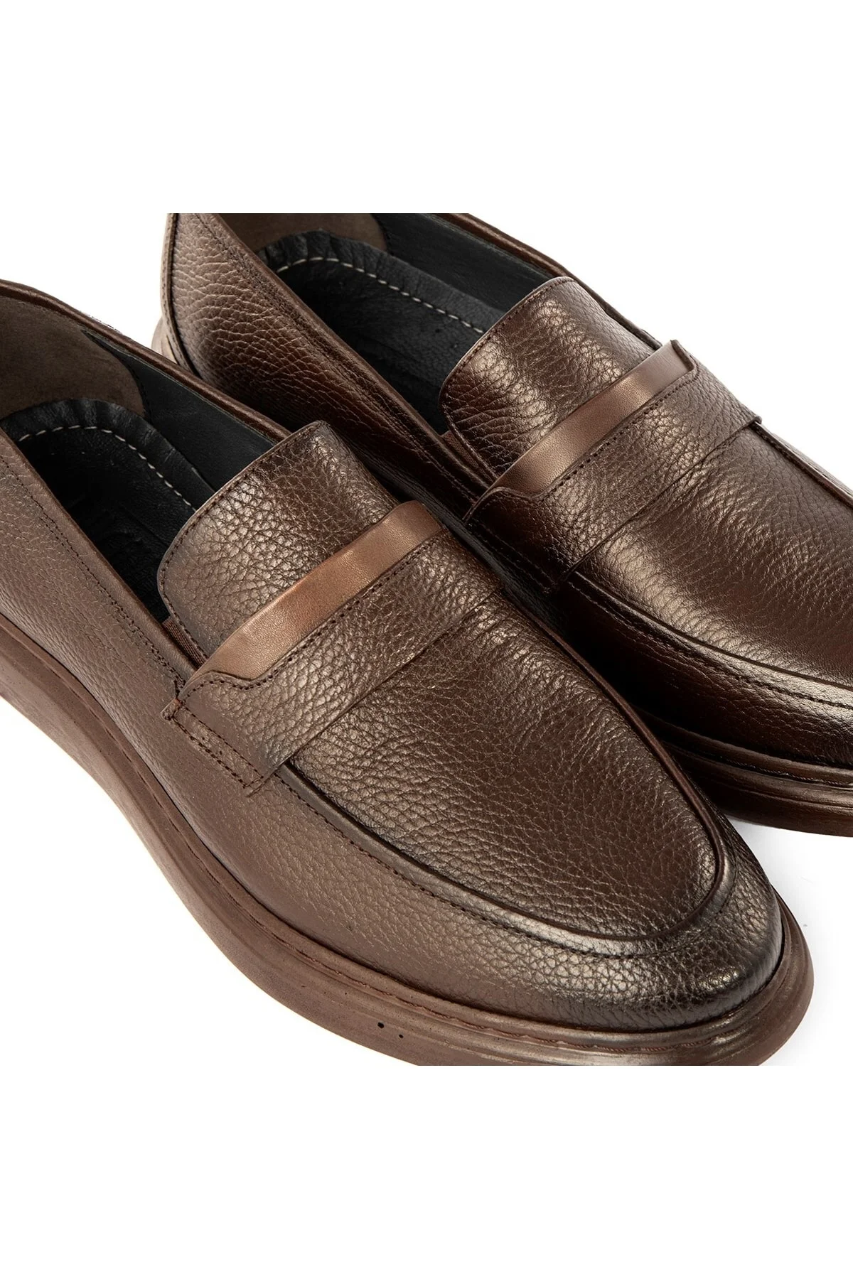 Frio Hakiki Deri Erkek Günlük Klasik Ayakkabı, Loafer Klasik Ayakkabı - Ducavelli Görsel 3
